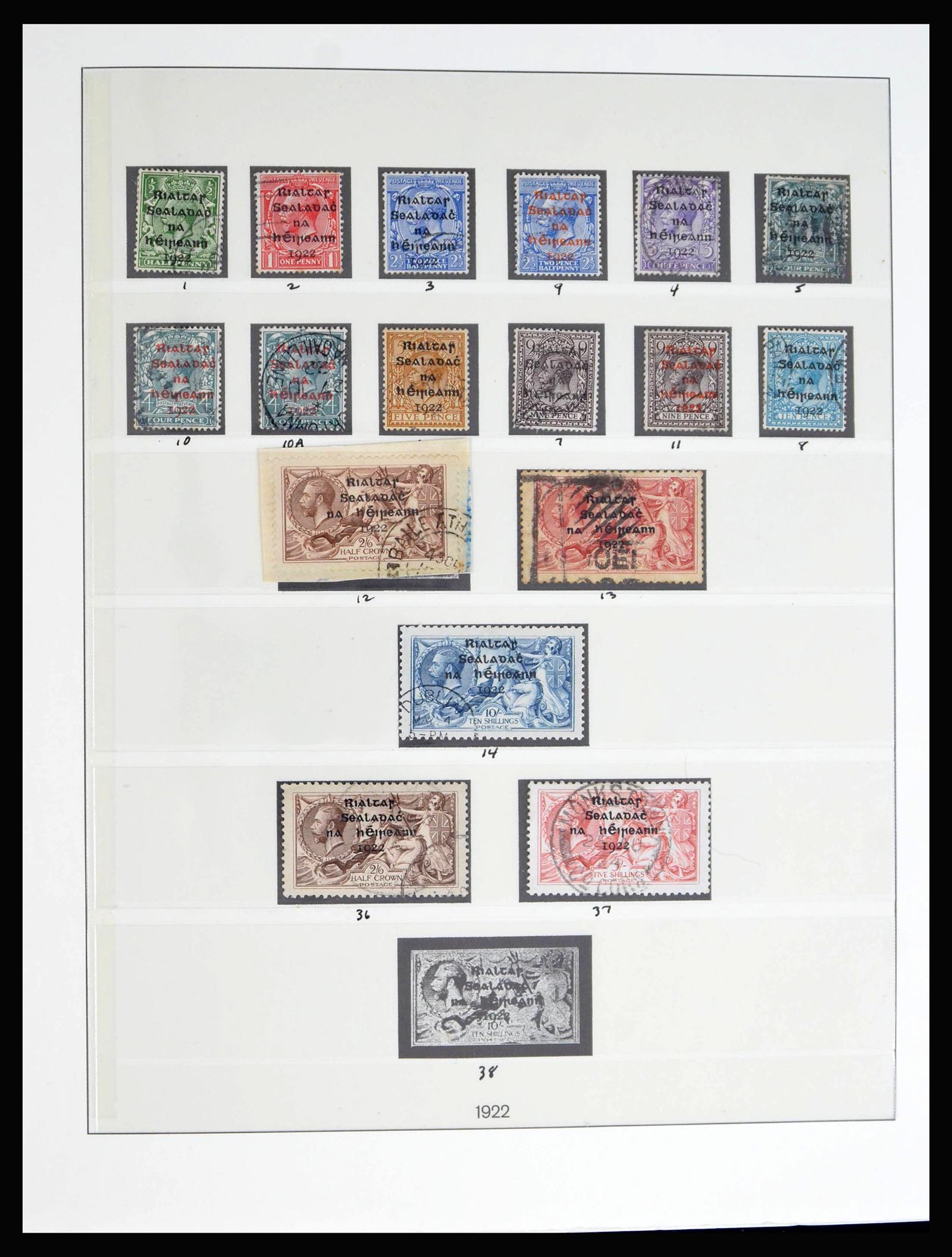 40076 0001 - Stamp collection 40076 Ireland 1922-1984.