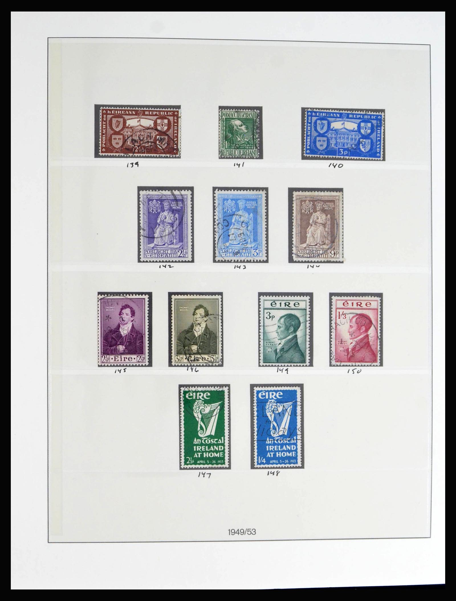 40076 0010 - Stamp collection 40076 Ireland 1922-1984.