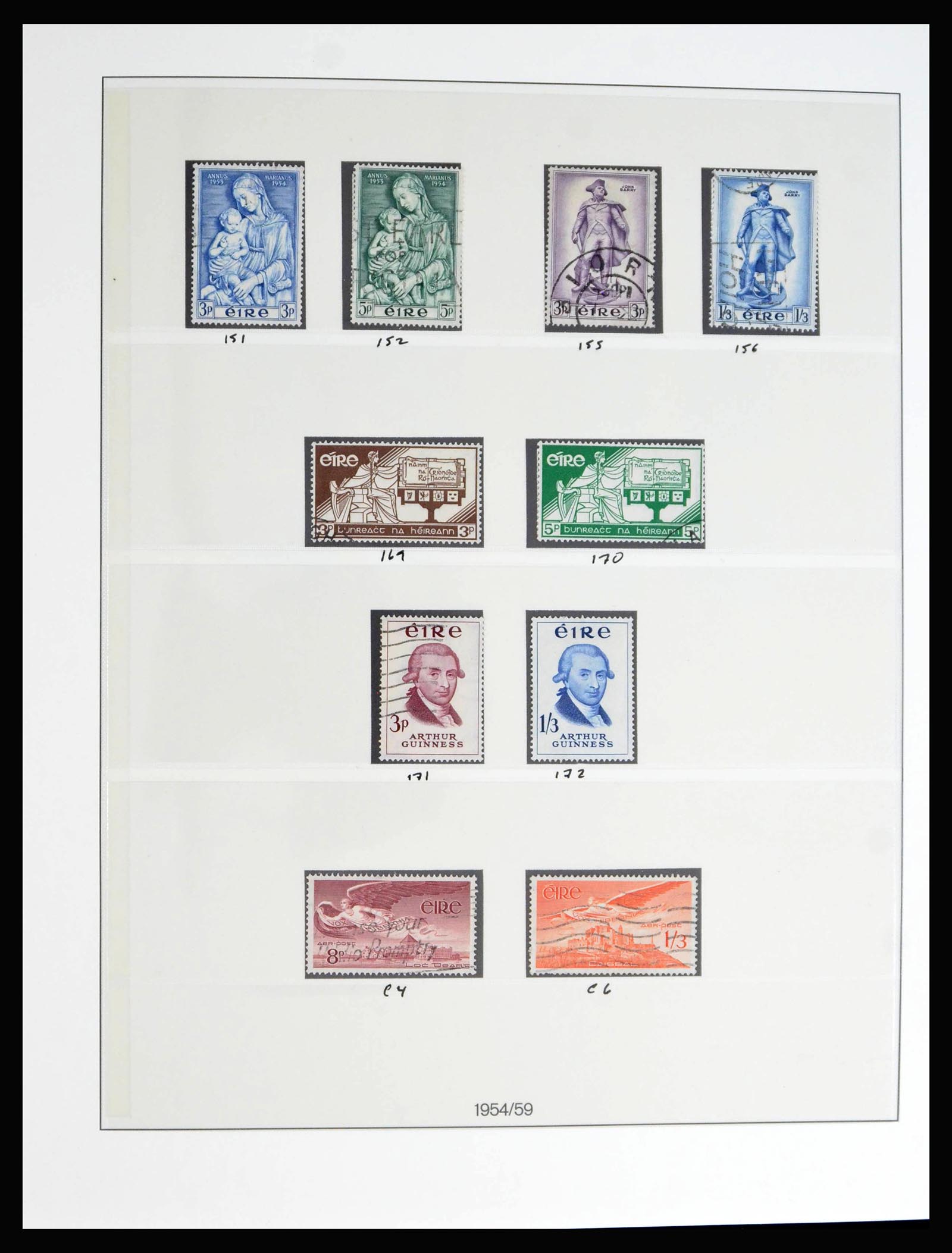 40076 0011 - Stamp collection 40076 Ireland 1922-1984.