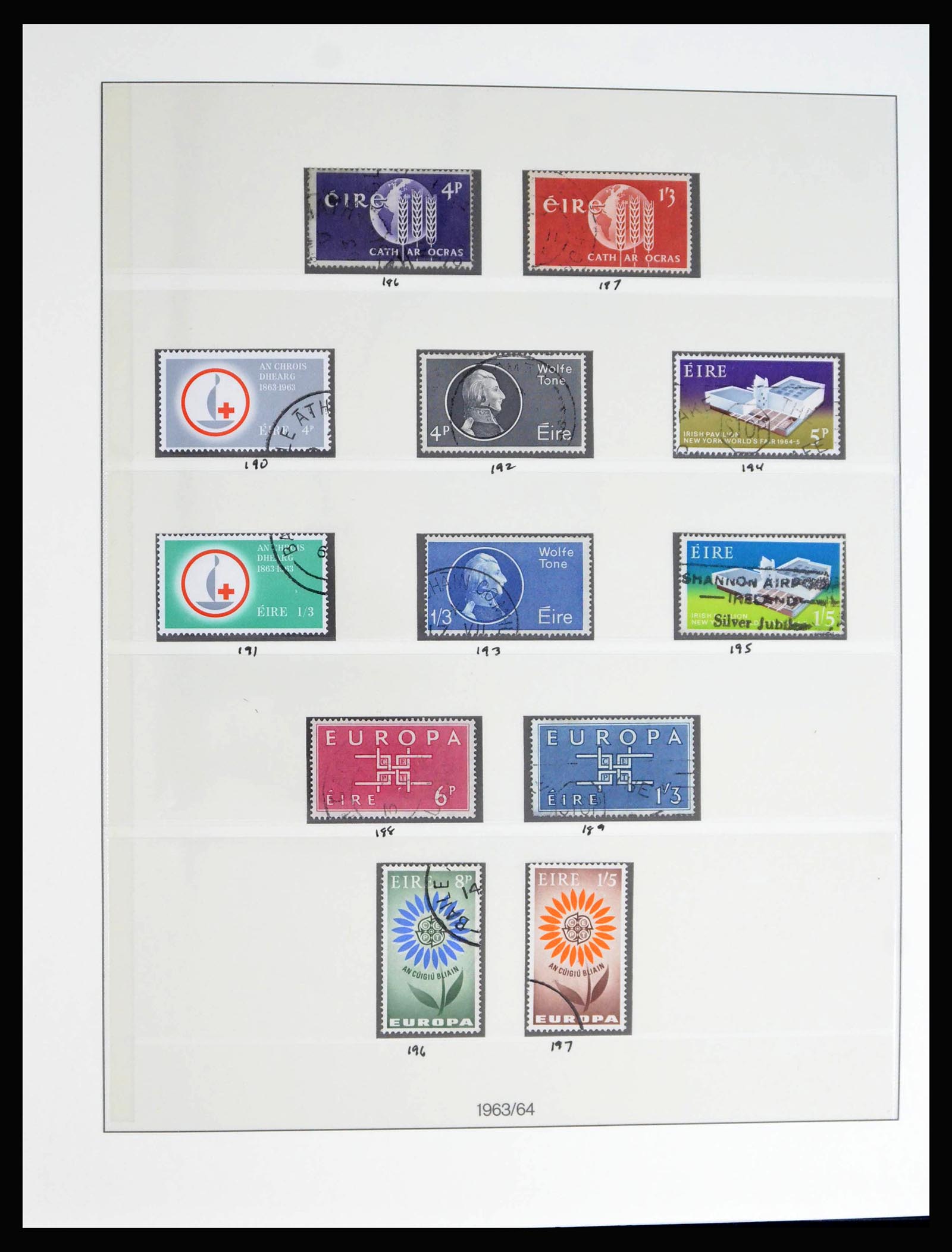 40076 0014 - Stamp collection 40076 Ireland 1922-1984.