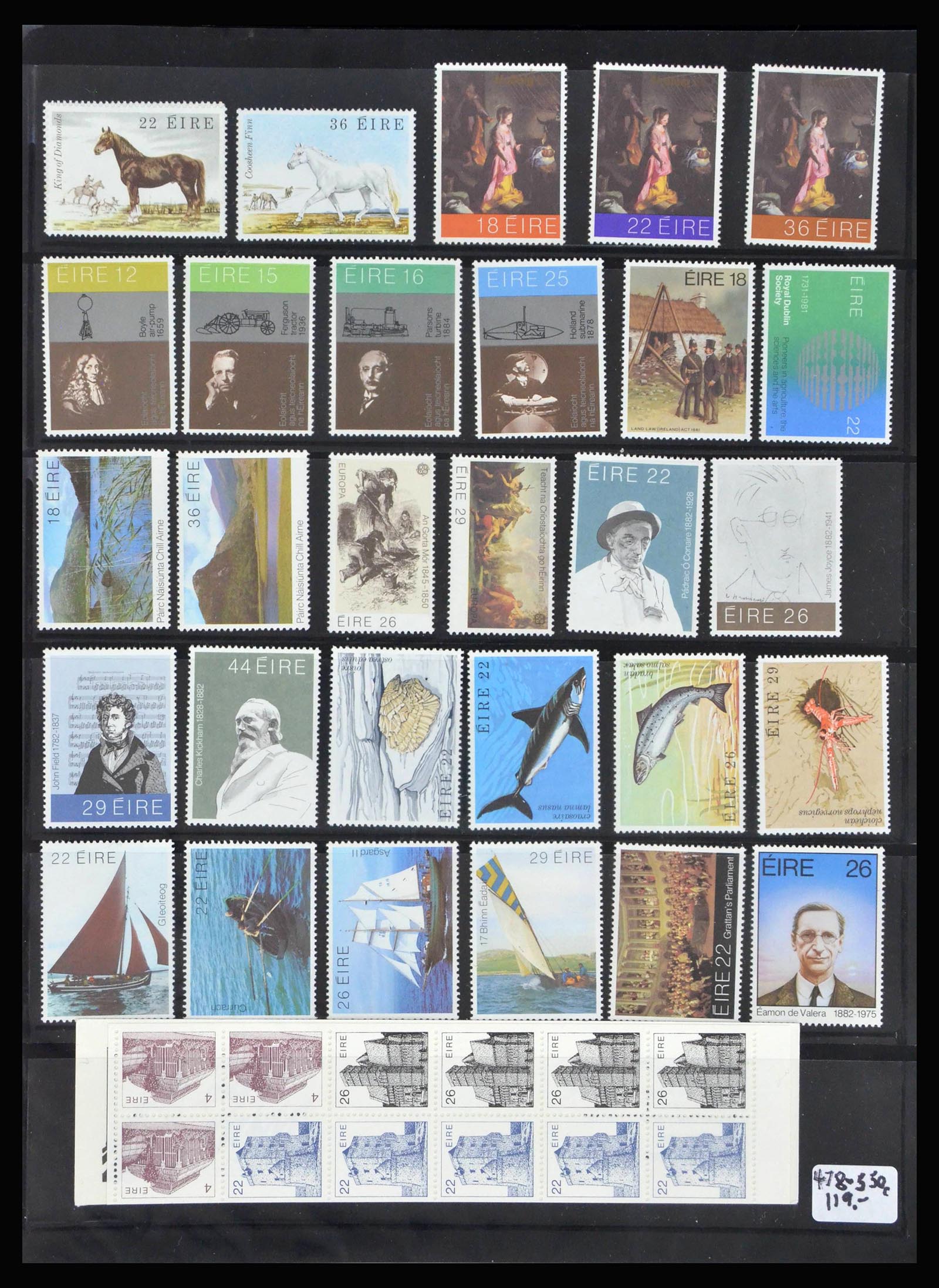 40078 0012 - Stamp collection 40078 Ireland 1922-2015.