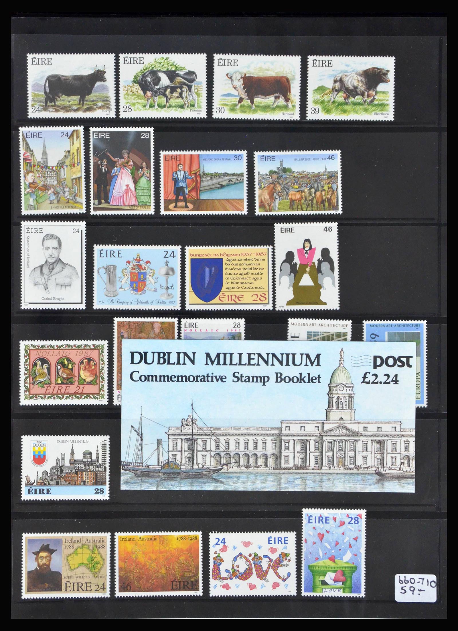 40078 0018 - Stamp collection 40078 Ireland 1922-2015.