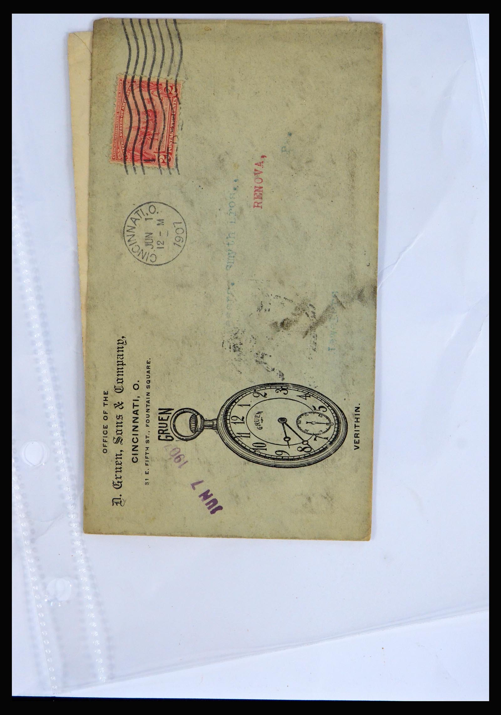 40079 0019 - Stamp collection 40079 USA illustrated covers 1870-1940.