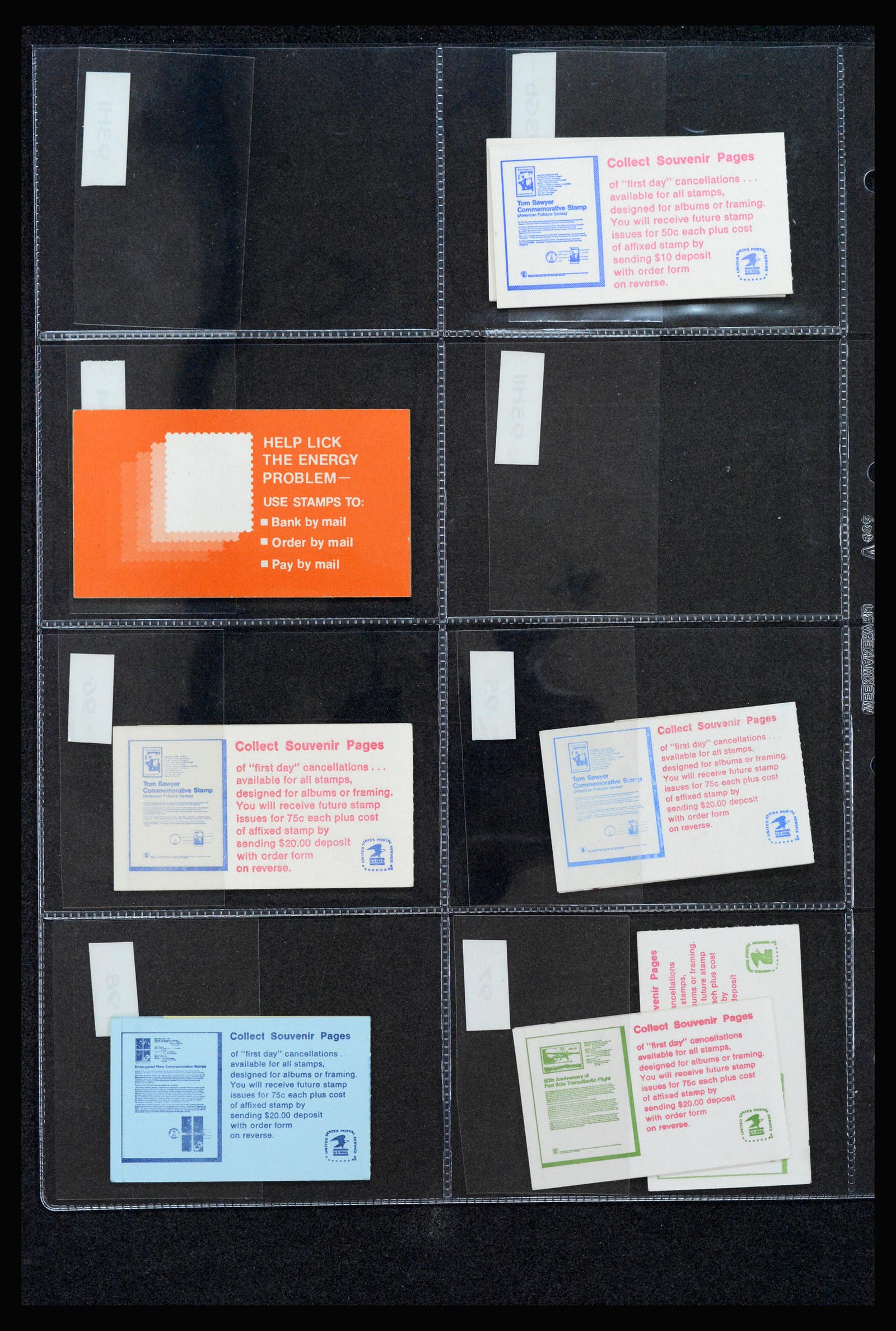 40083 0008 - Stamp collection 40083 USA stamp booklets 1943-2012.