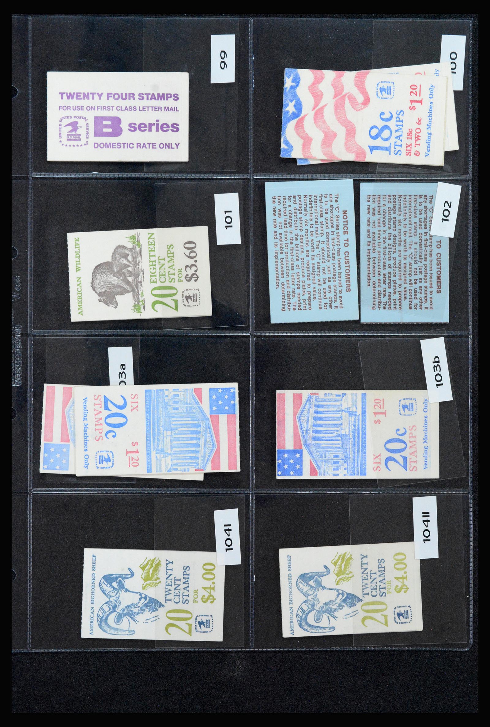 40083 0009 - Stamp collection 40083 USA stamp booklets 1943-2012.