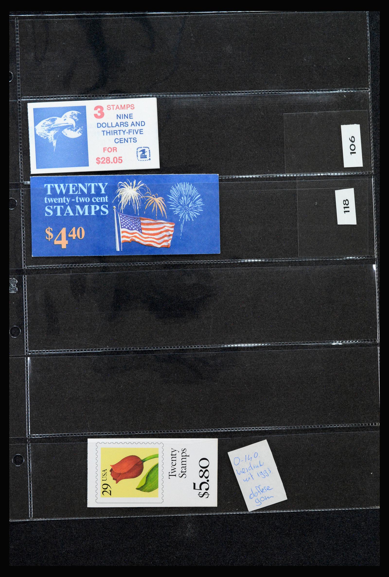 40083 0013 - Stamp collection 40083 USA stamp booklets 1943-2012.