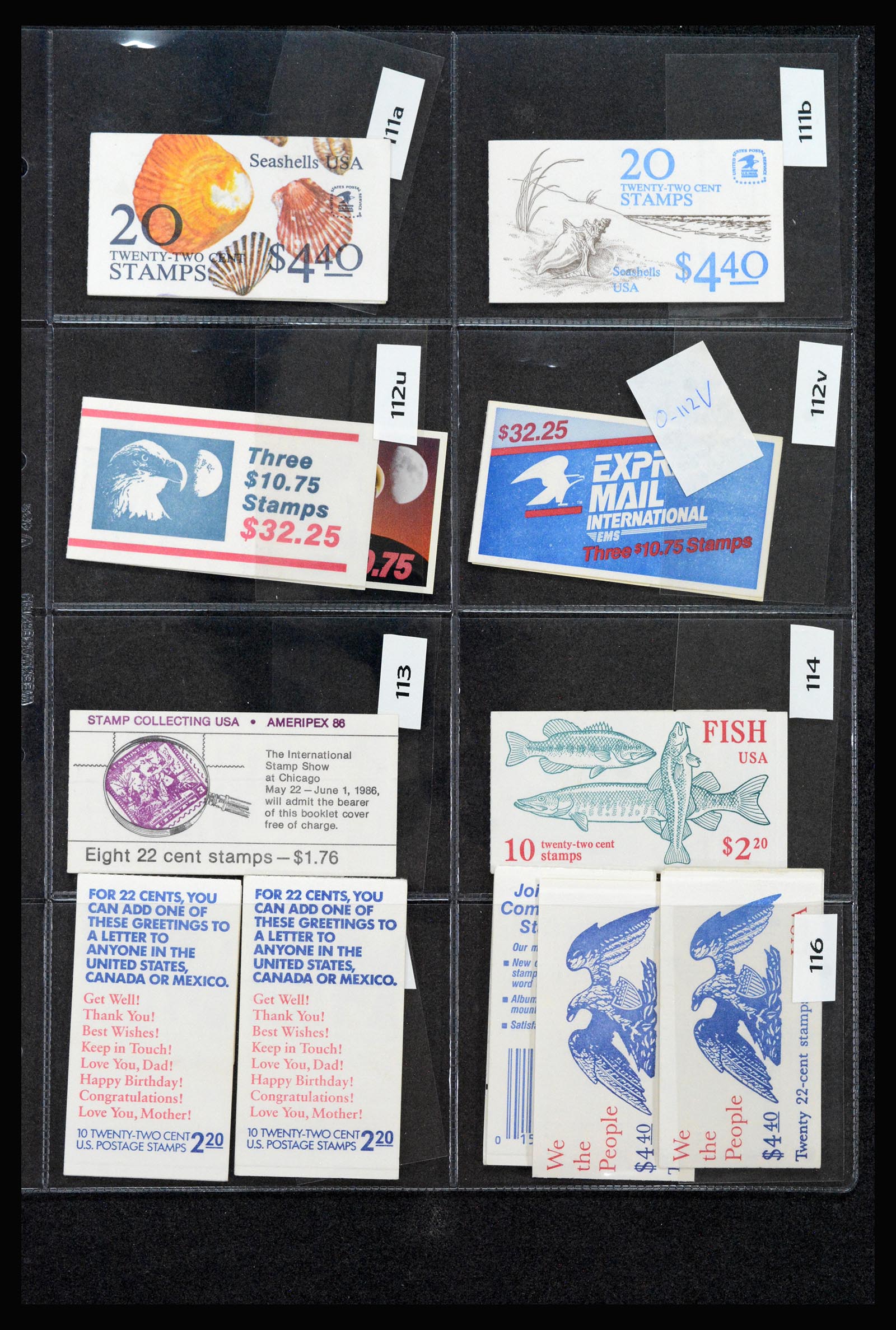 40083 0015 - Stamp collection 40083 USA stamp booklets 1943-2012.