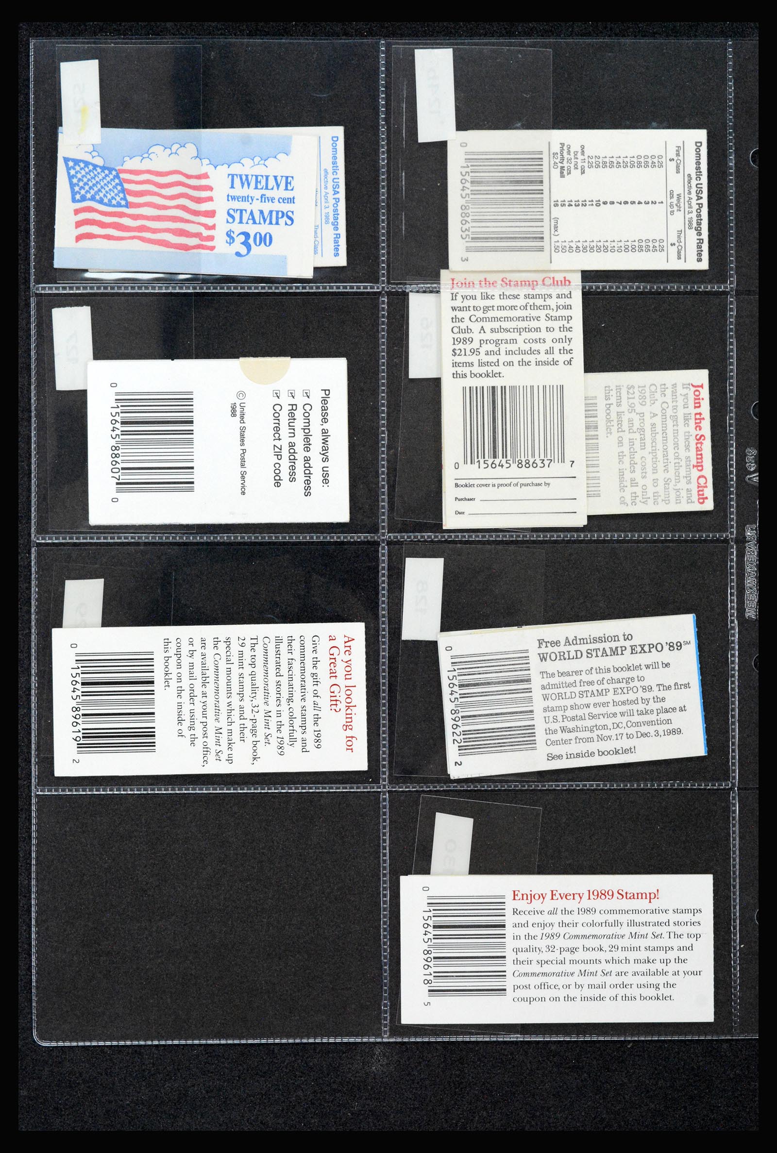 40083 0020 - Stamp collection 40083 USA stamp booklets 1943-2012.