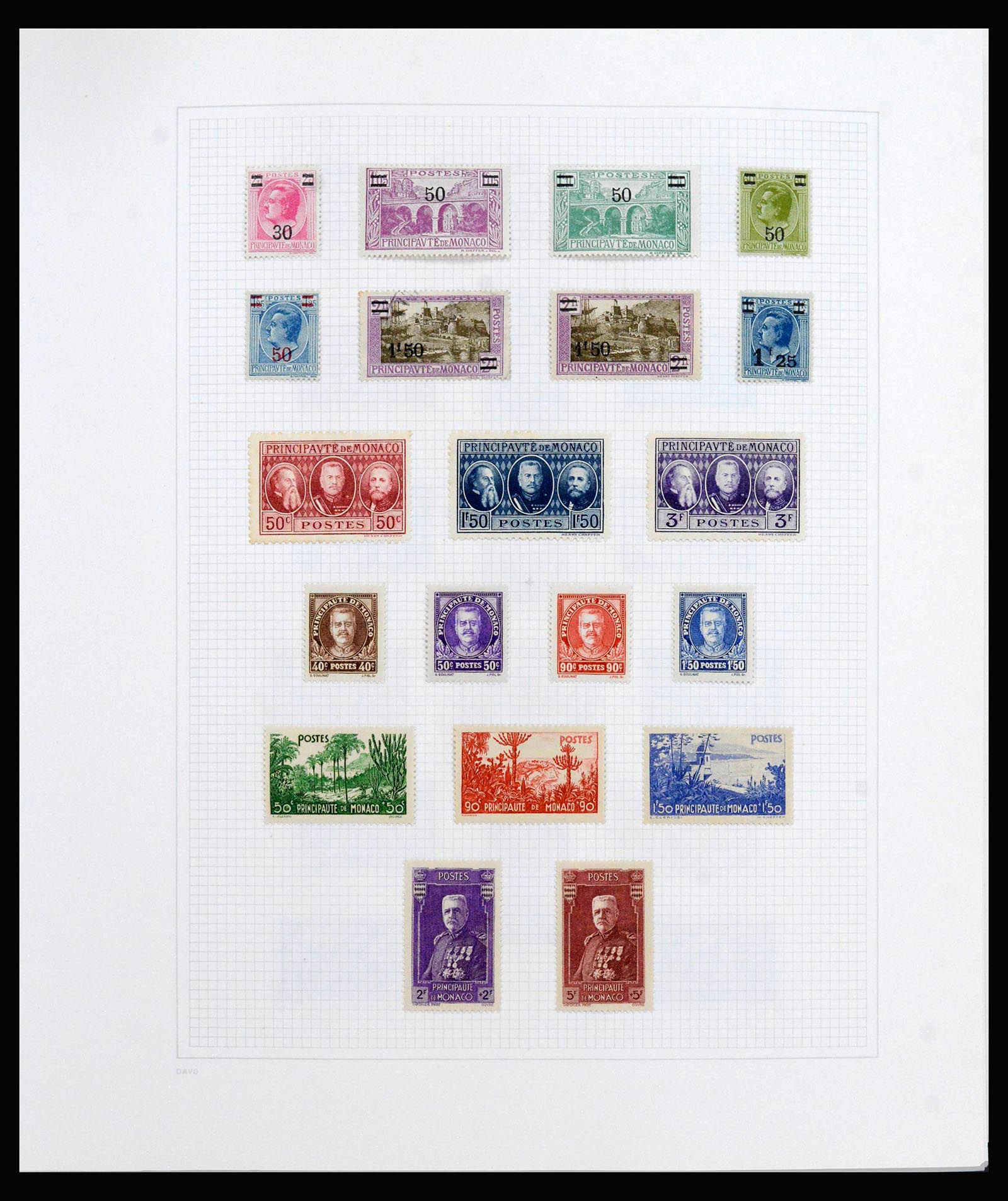 40084 0006 - Stamp collection 40084 Monaco 1885-1998.