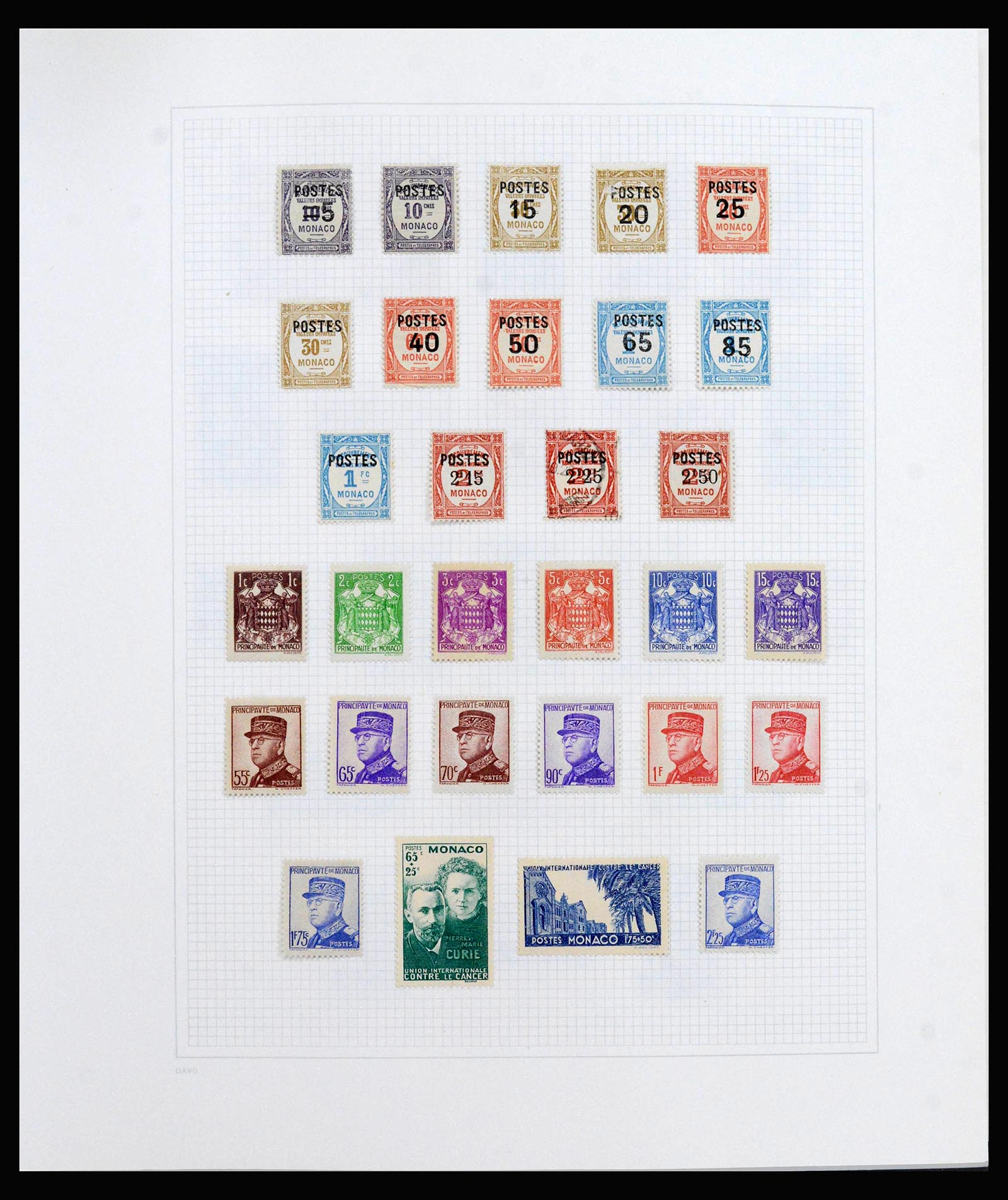 40084 0008 - Stamp collection 40084 Monaco 1885-1998.