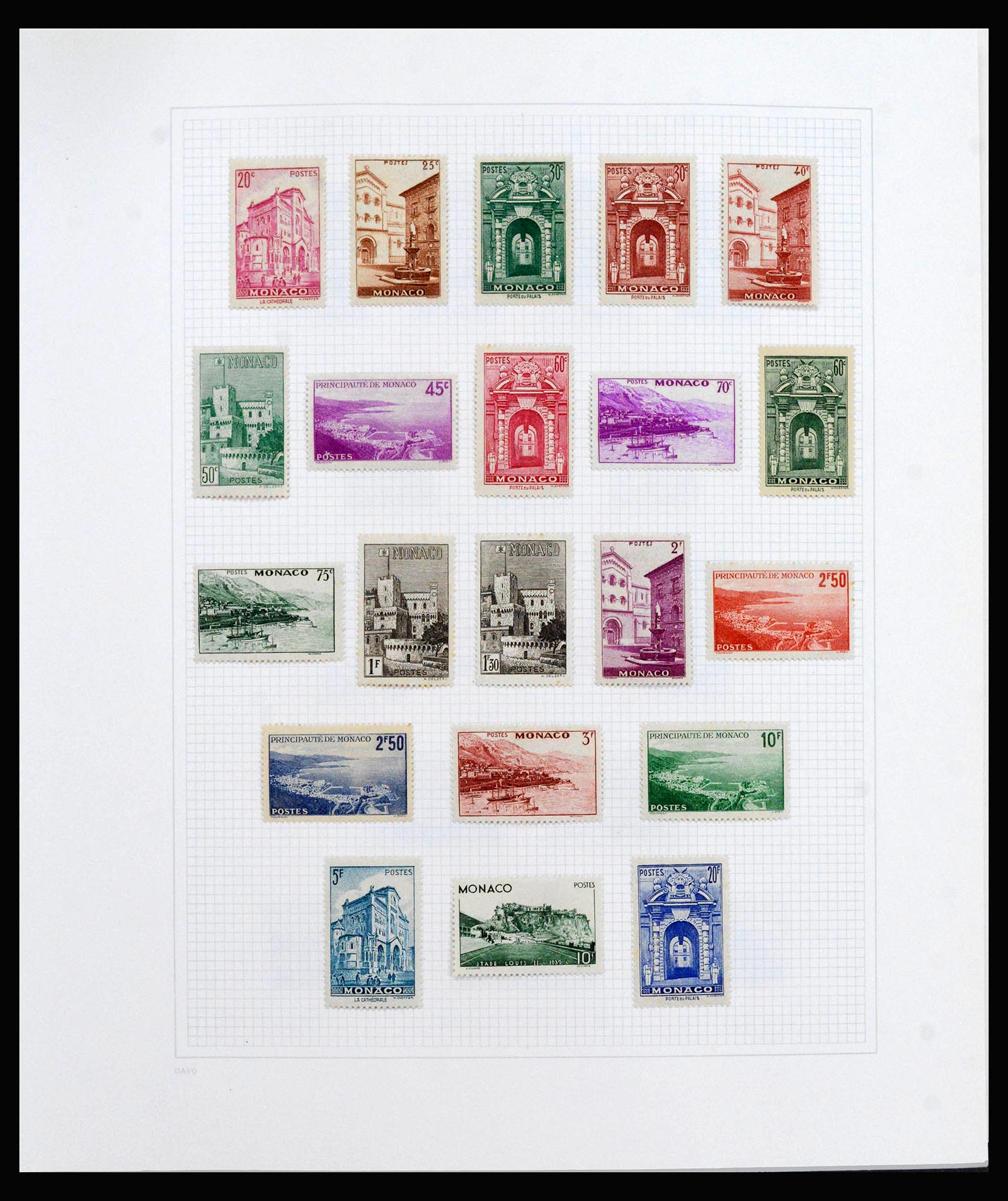 40084 0009 - Stamp collection 40084 Monaco 1885-1998.