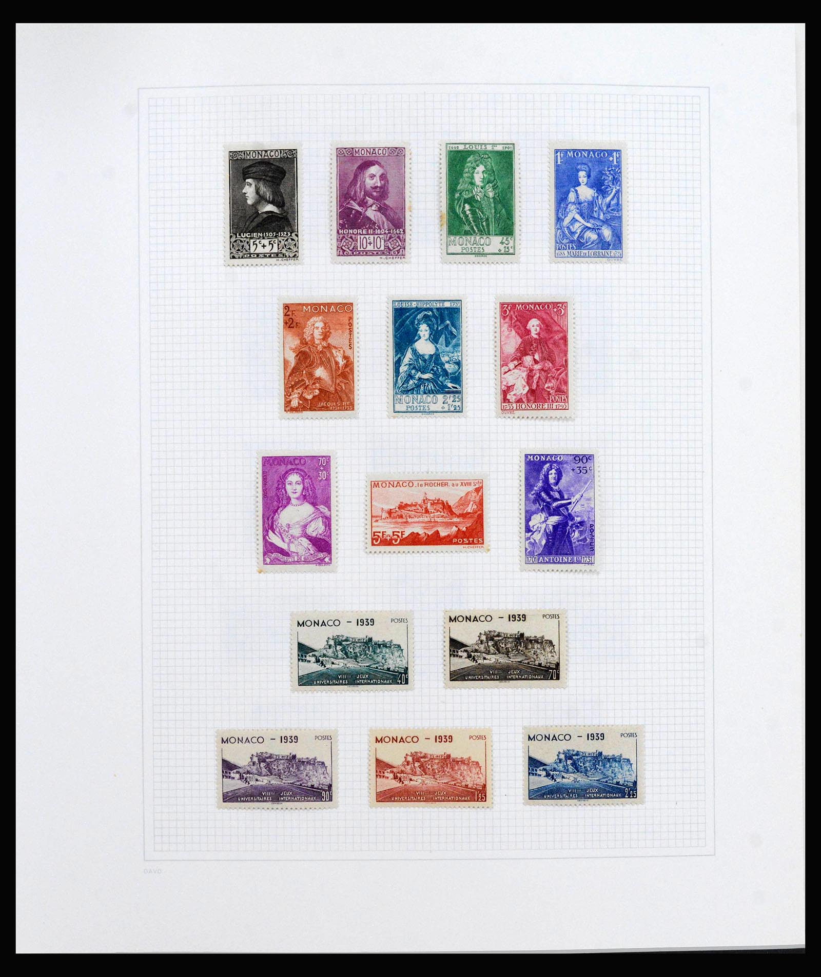 40084 0010 - Stamp collection 40084 Monaco 1885-1998.