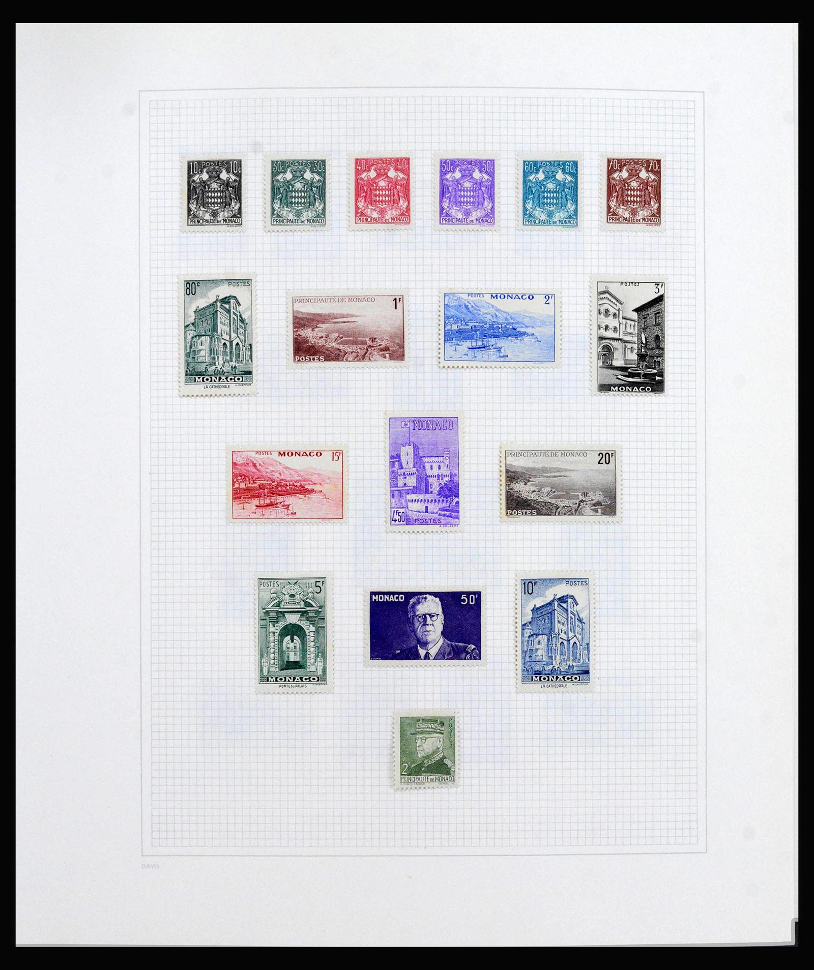 40084 0014 - Stamp collection 40084 Monaco 1885-1998.