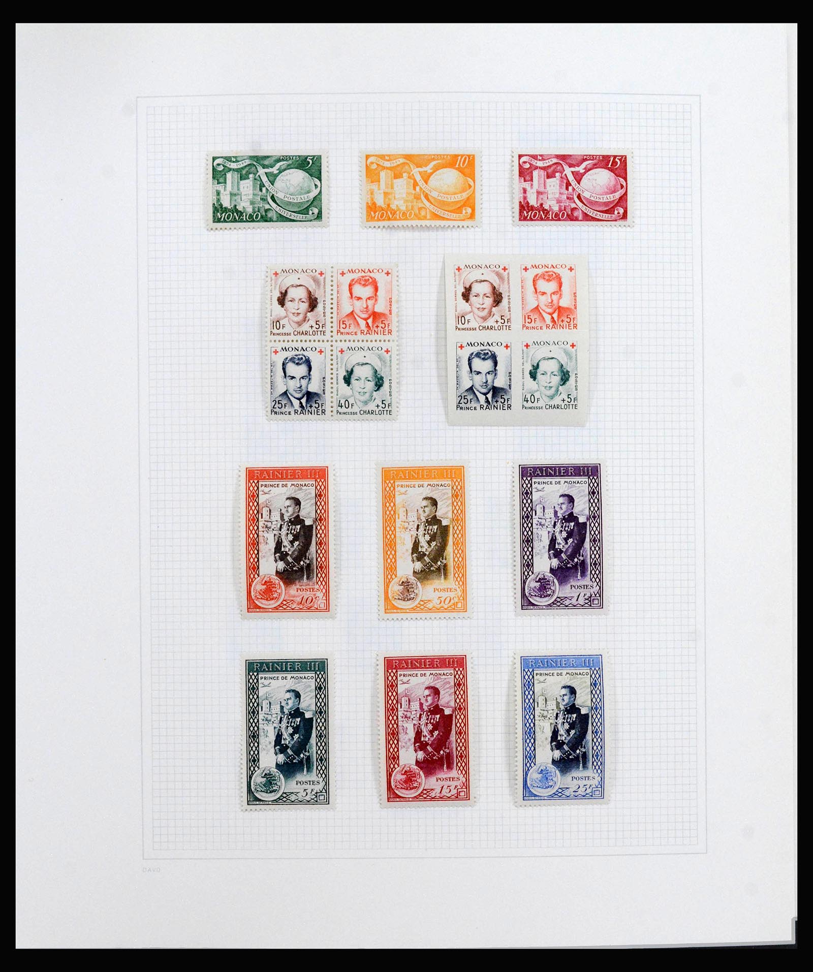 40084 0020 - Stamp collection 40084 Monaco 1885-1998.