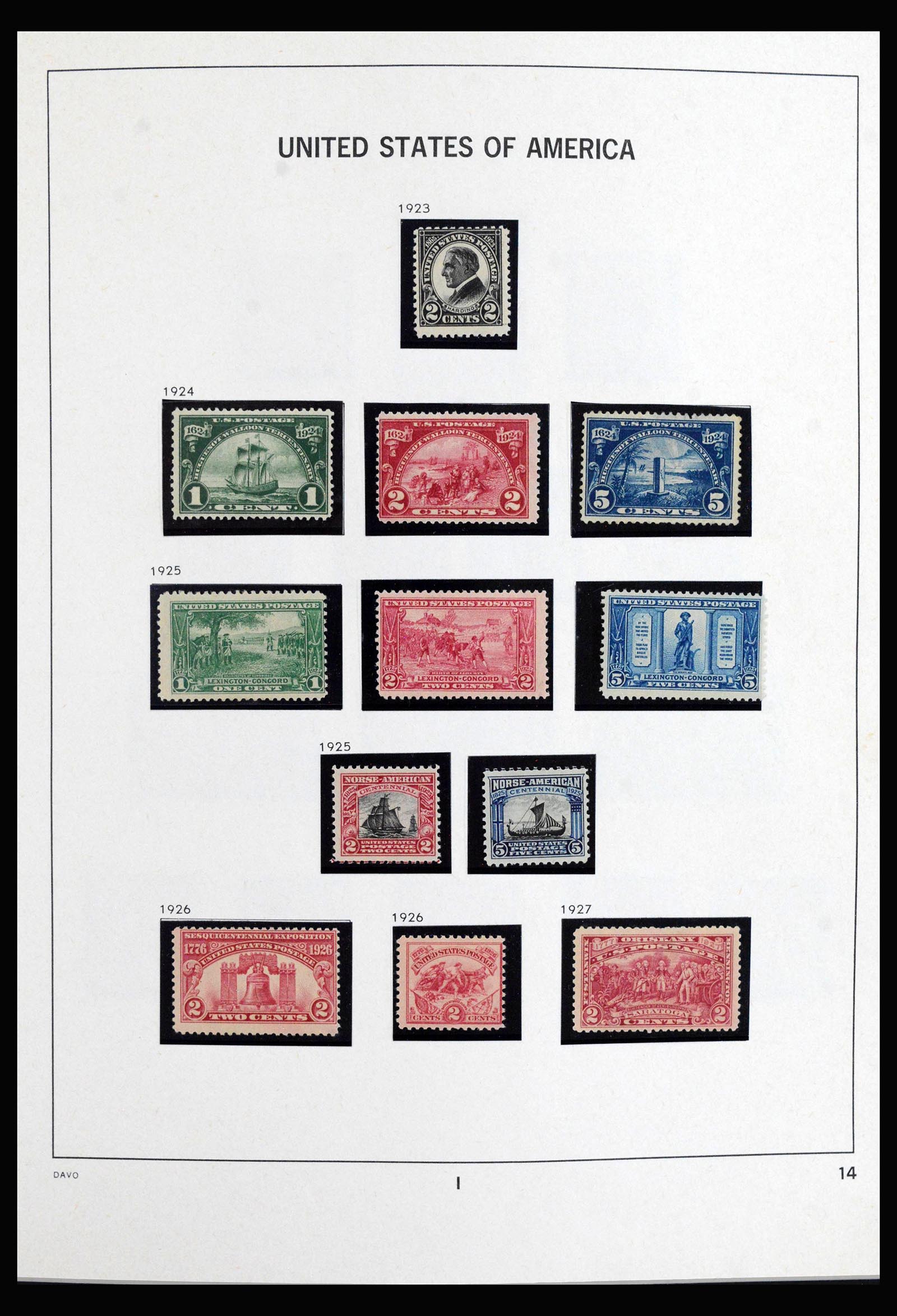 40085 0016 - Stamp collection 40085 USA 1851-1969.