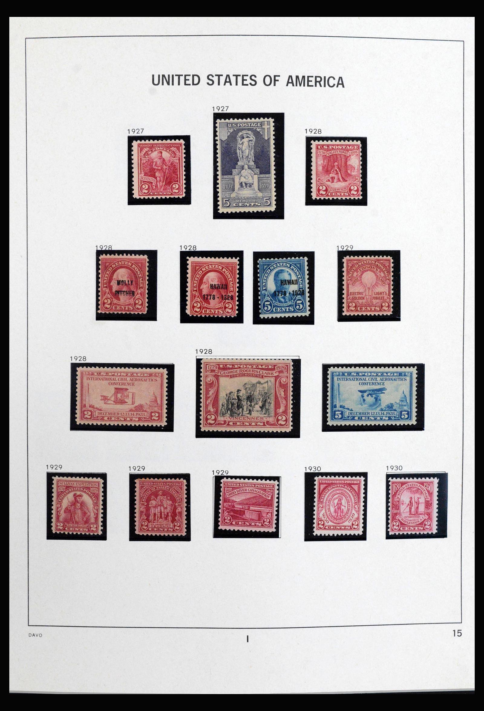 40085 0017 - Stamp collection 40085 USA 1851-1969.