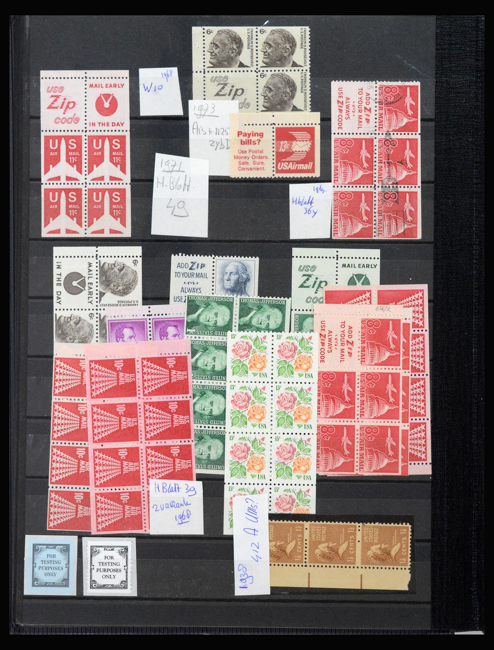 40096 0012 - Stamp collection 40096 USA varieties 1954-2012.