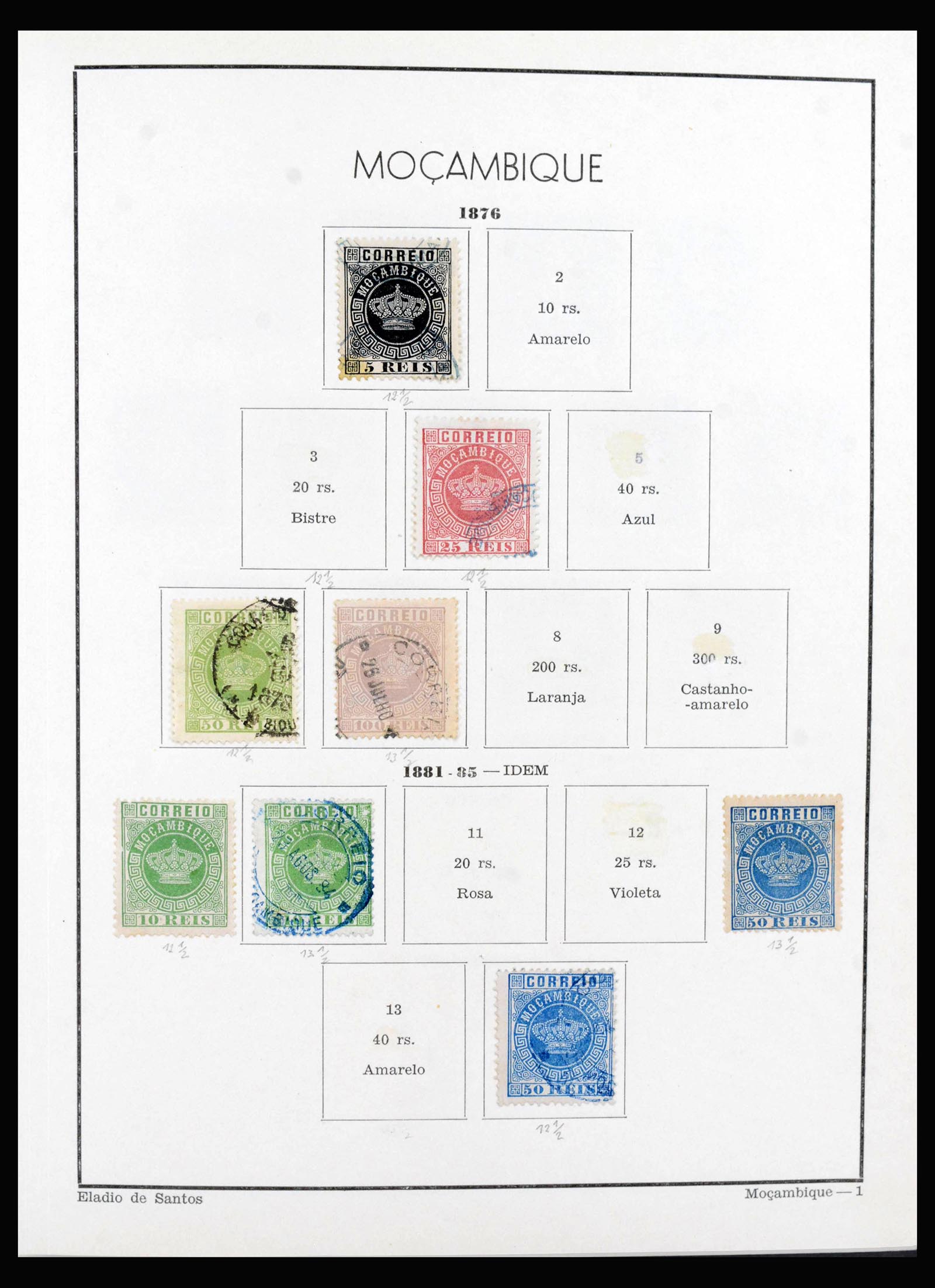 40098 0001 - Stamp collection 40098 Portuguese colonies 1876-1973.