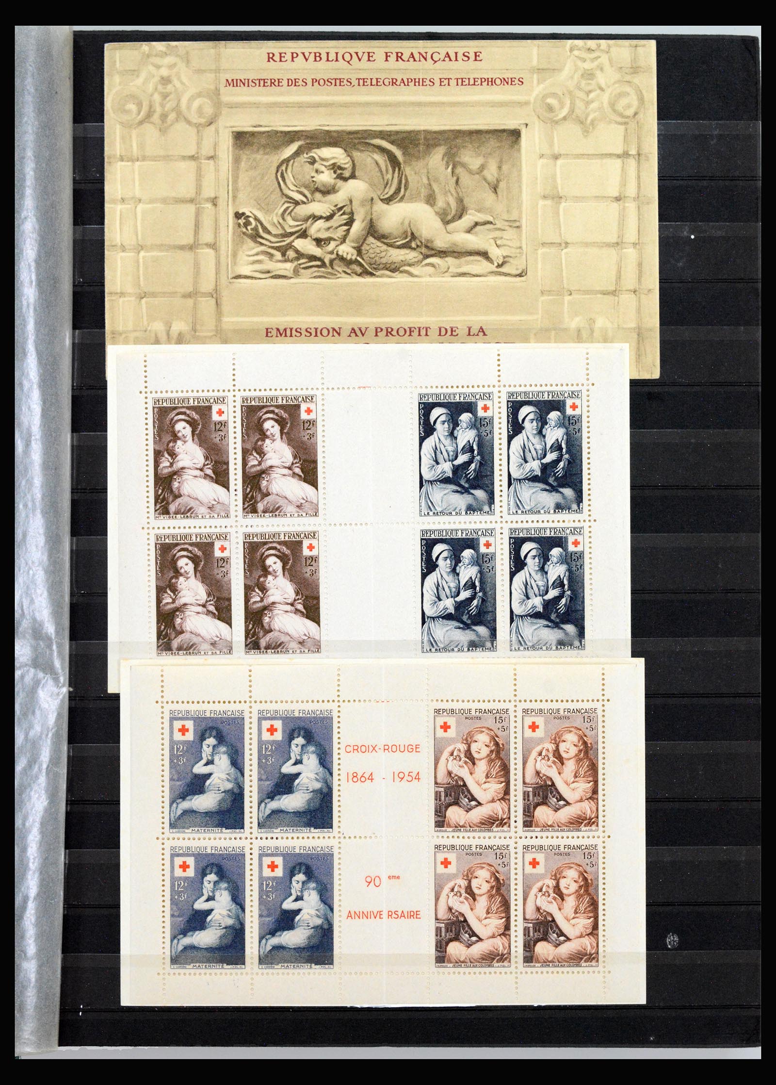 40103 0001 - Stamp collection 40103 France stamp booklets 1952-2001.