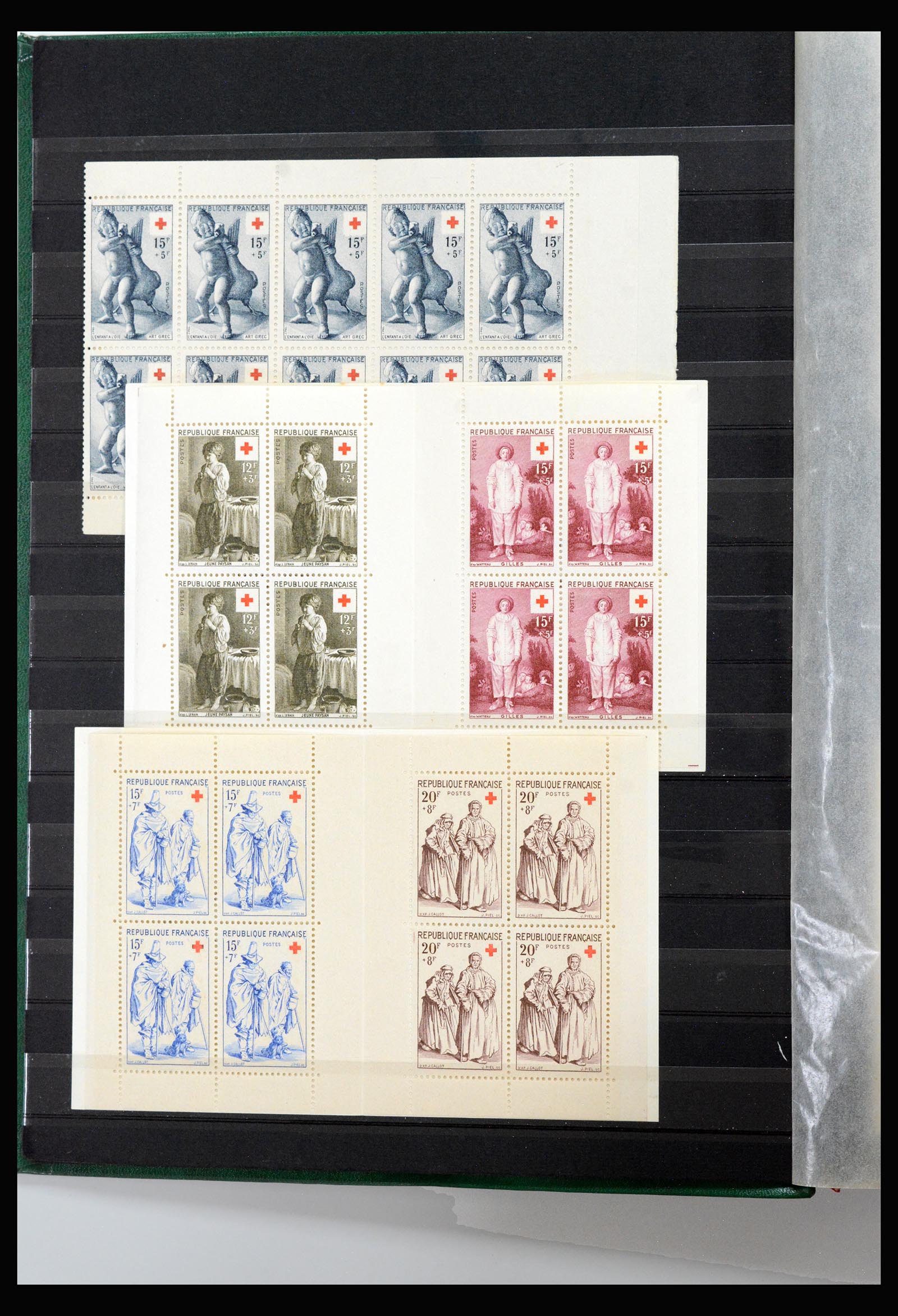 40103 0002 - Stamp collection 40103 France stamp booklets 1952-2001.