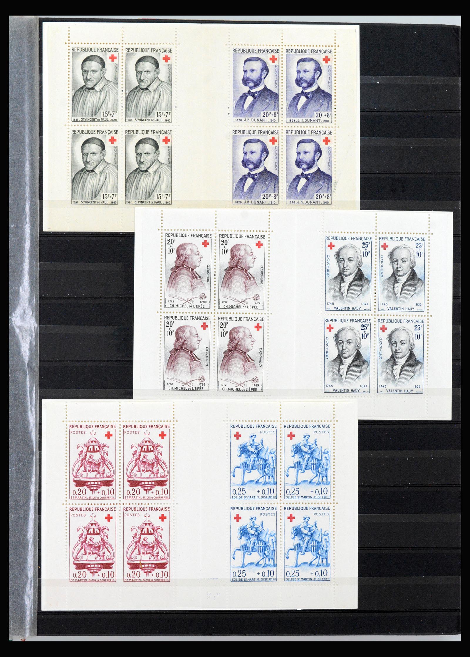 40103 0003 - Stamp collection 40103 France stamp booklets 1952-2001.