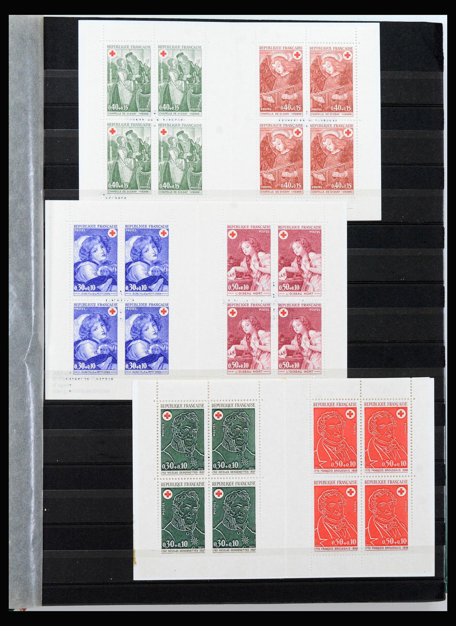 40103 0007 - Stamp collection 40103 France stamp booklets 1952-2001.