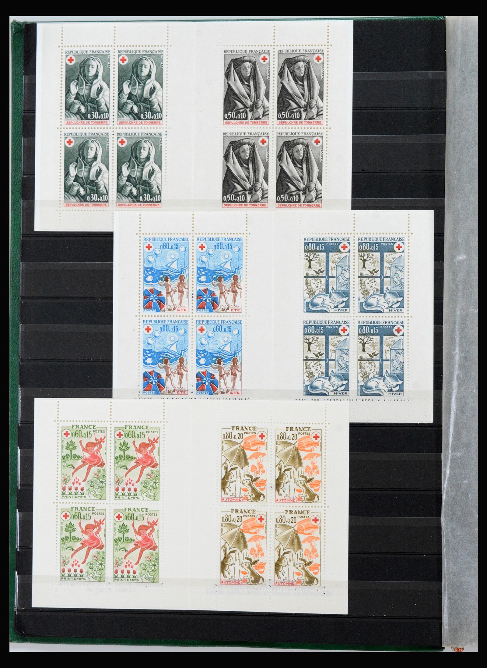 40103 0008 - Stamp collection 40103 France stamp booklets 1952-2001.