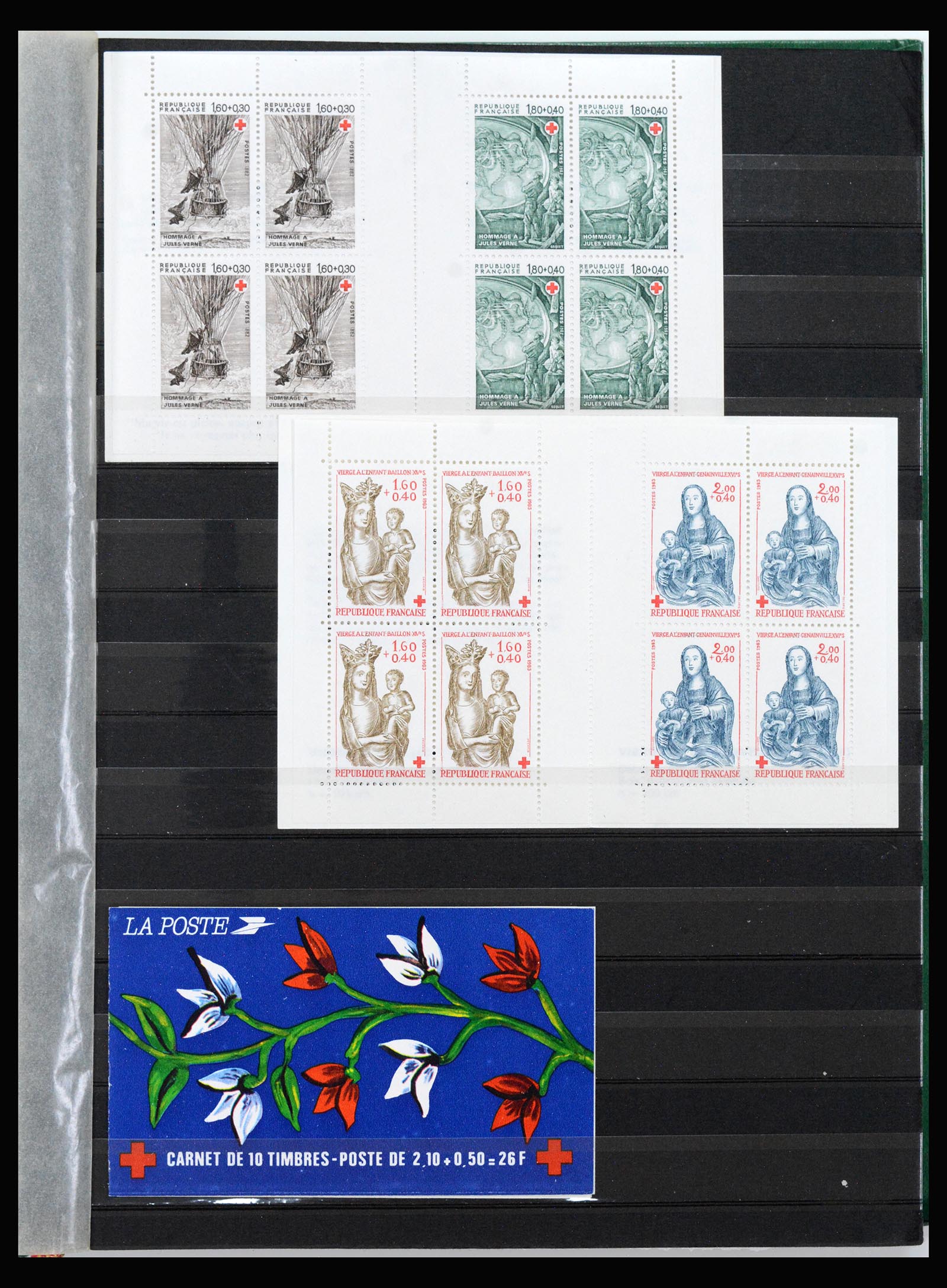 40103 0011 - Stamp collection 40103 France stamp booklets 1952-2001.