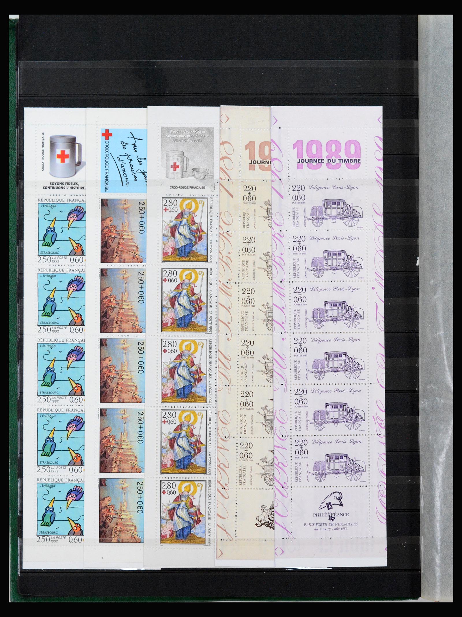 40103 0014 - Stamp collection 40103 France stamp booklets 1952-2001.