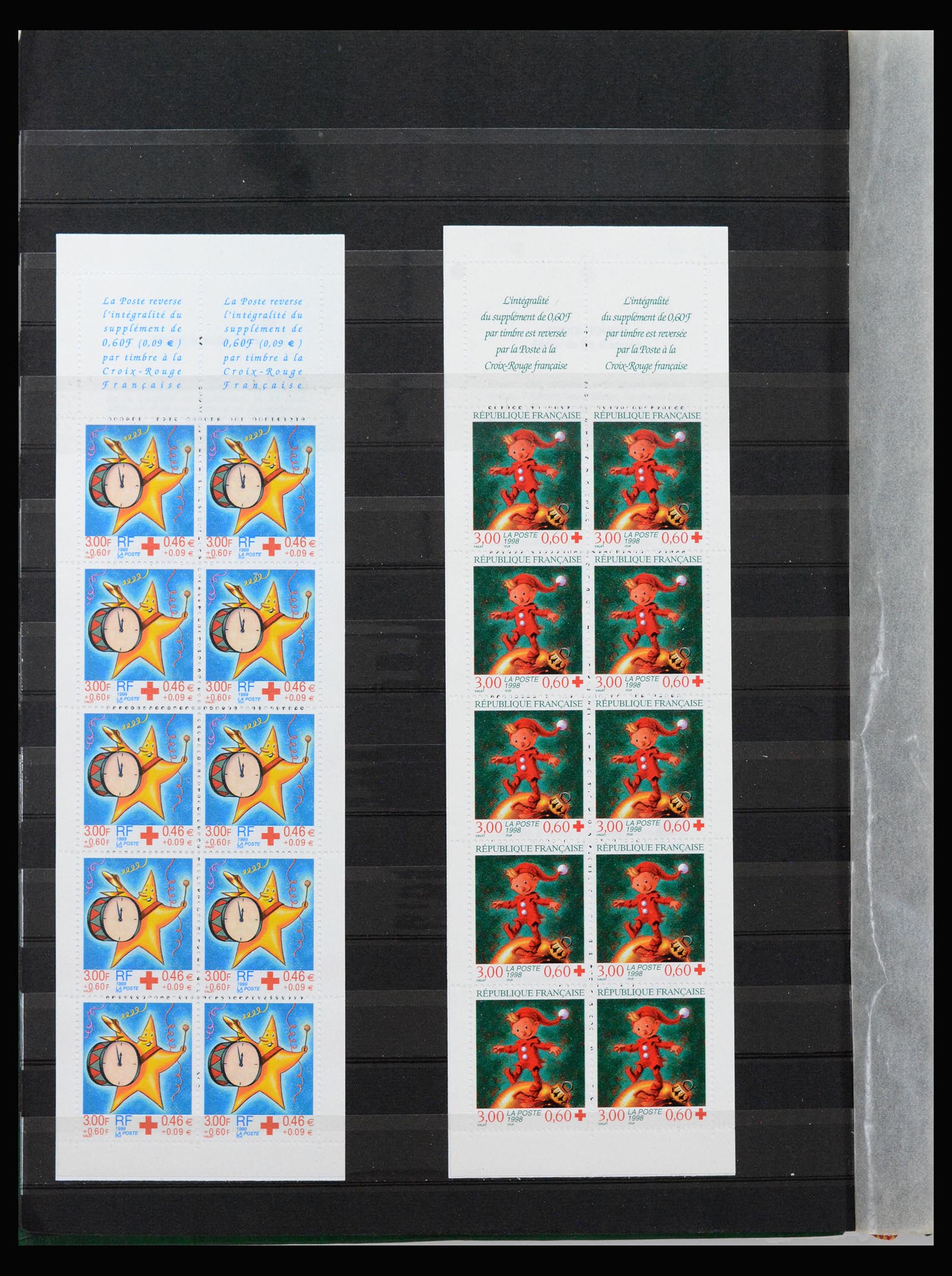 40103 0016 - Stamp collection 40103 France stamp booklets 1952-2001.