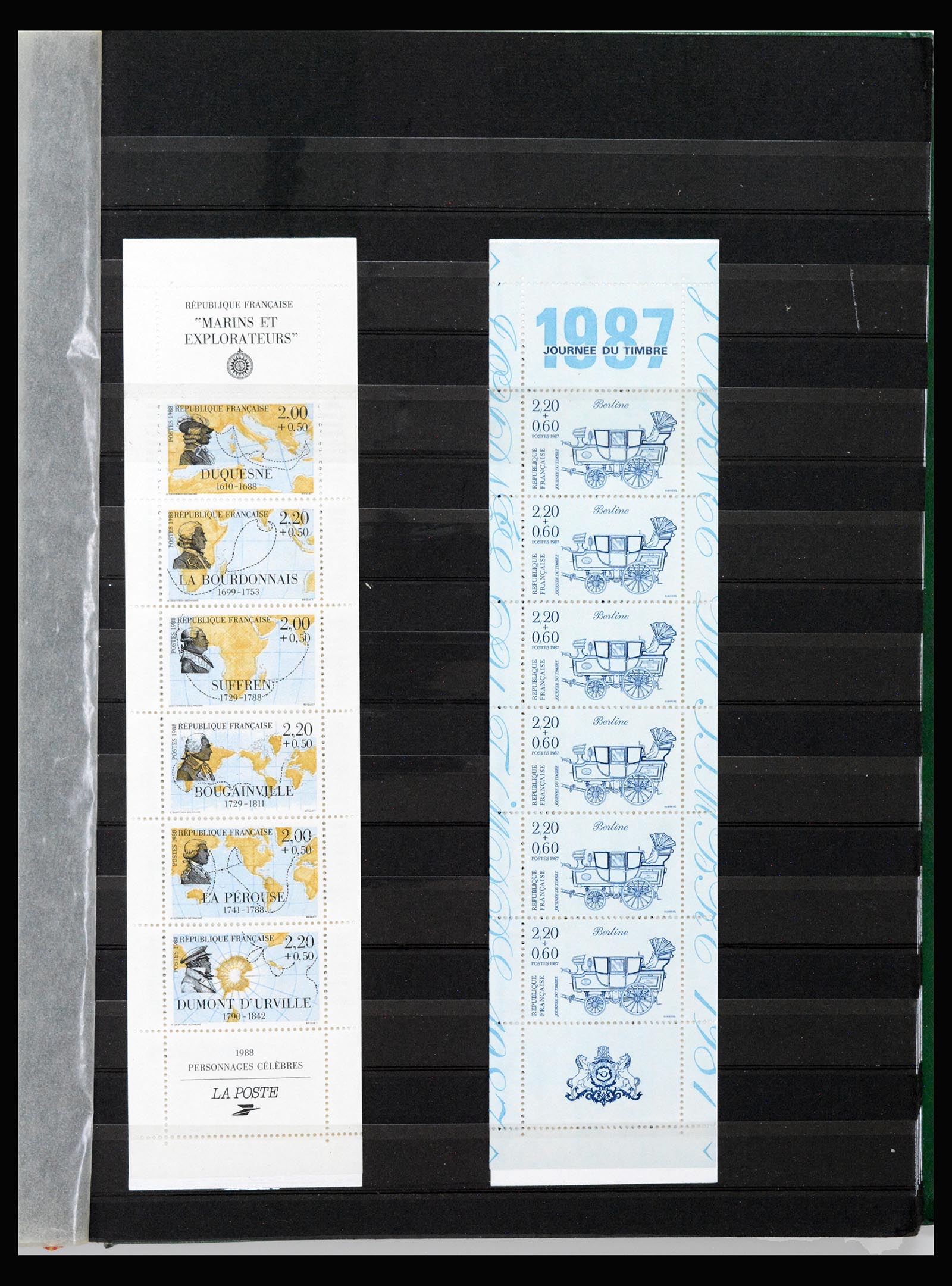 40103 0019 - Stamp collection 40103 France stamp booklets 1952-2001.