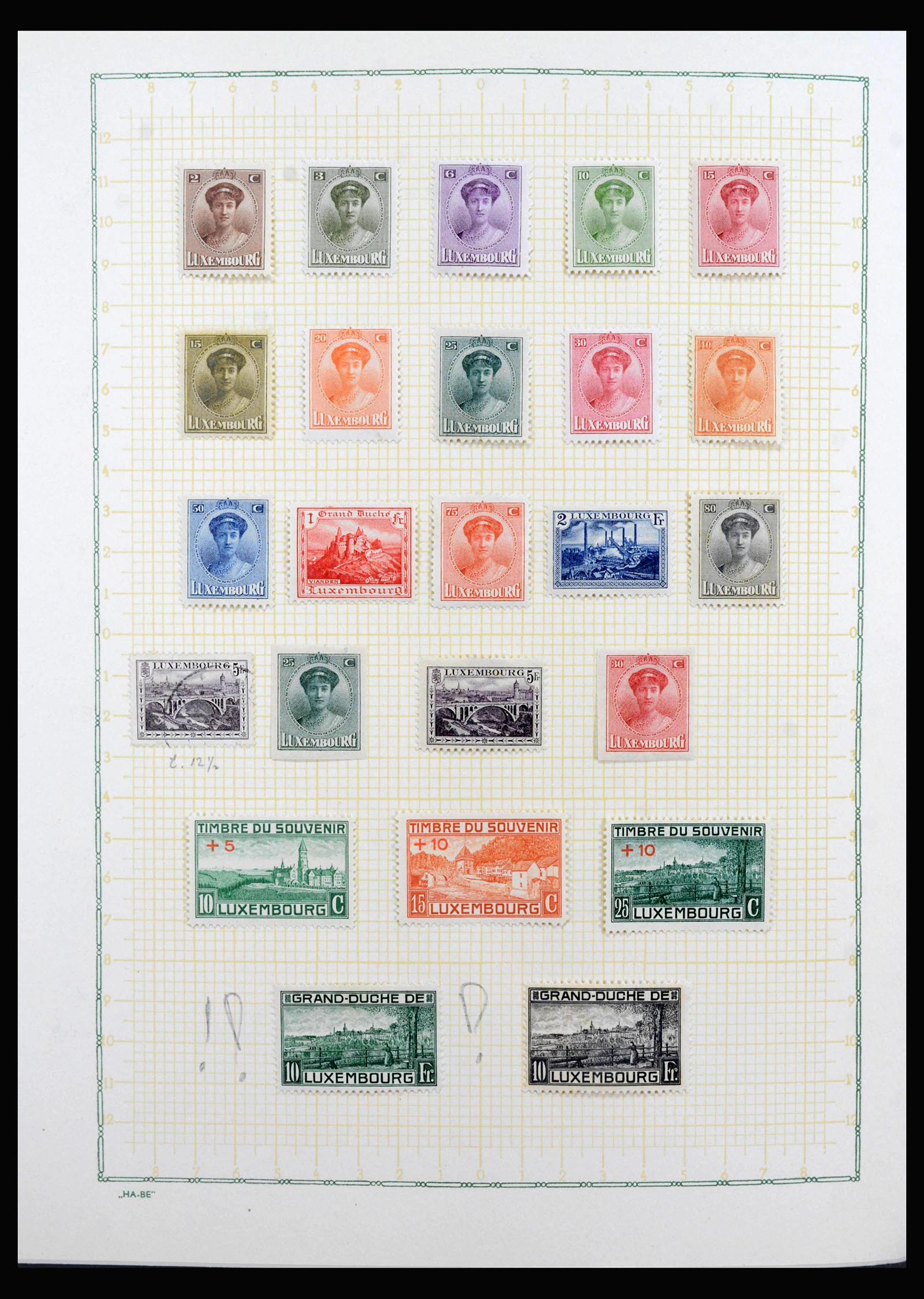 40107 0005 - Stamp collection 40107 Luxembourg 1852-2003.