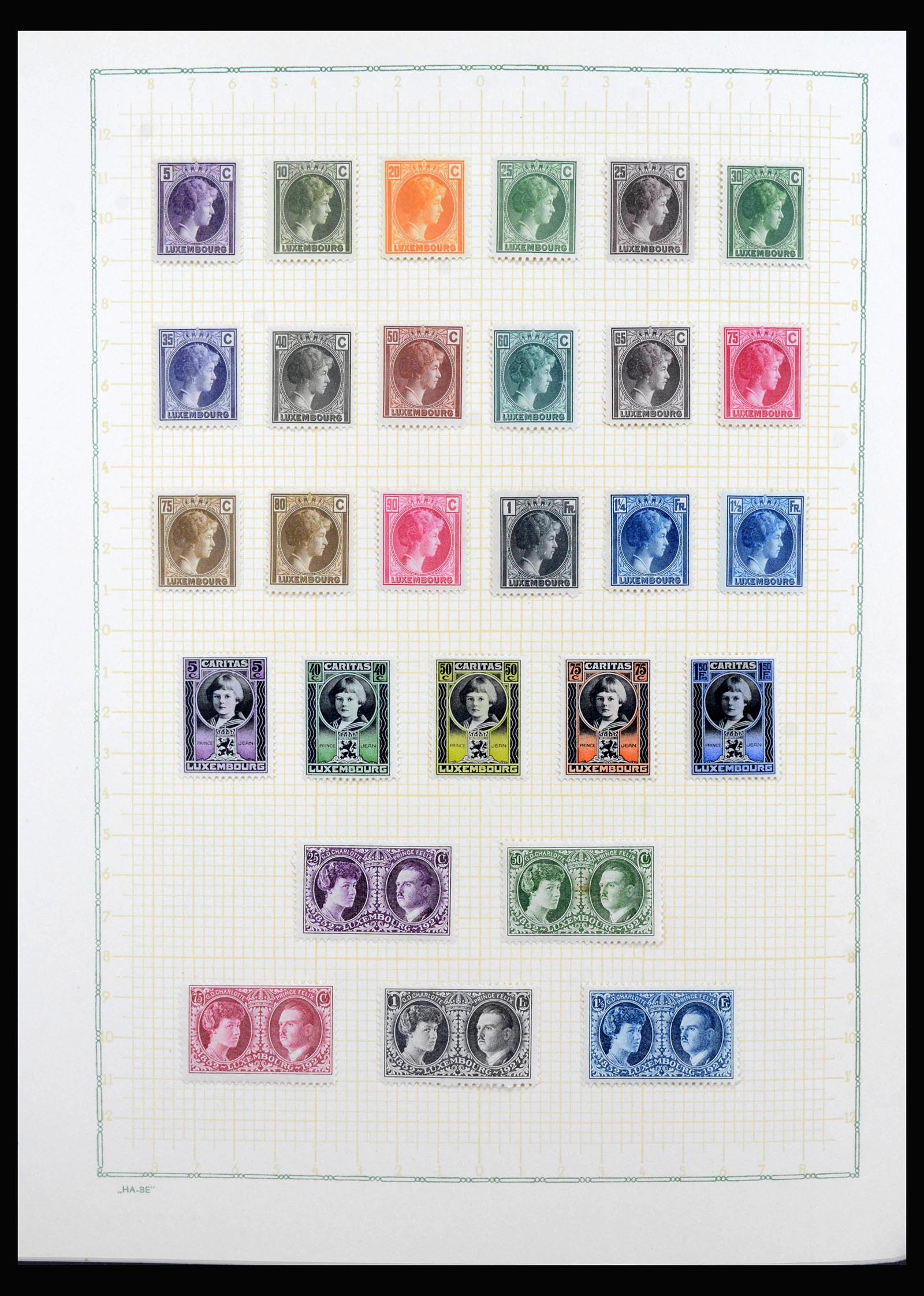 40107 0007 - Stamp collection 40107 Luxembourg 1852-2003.