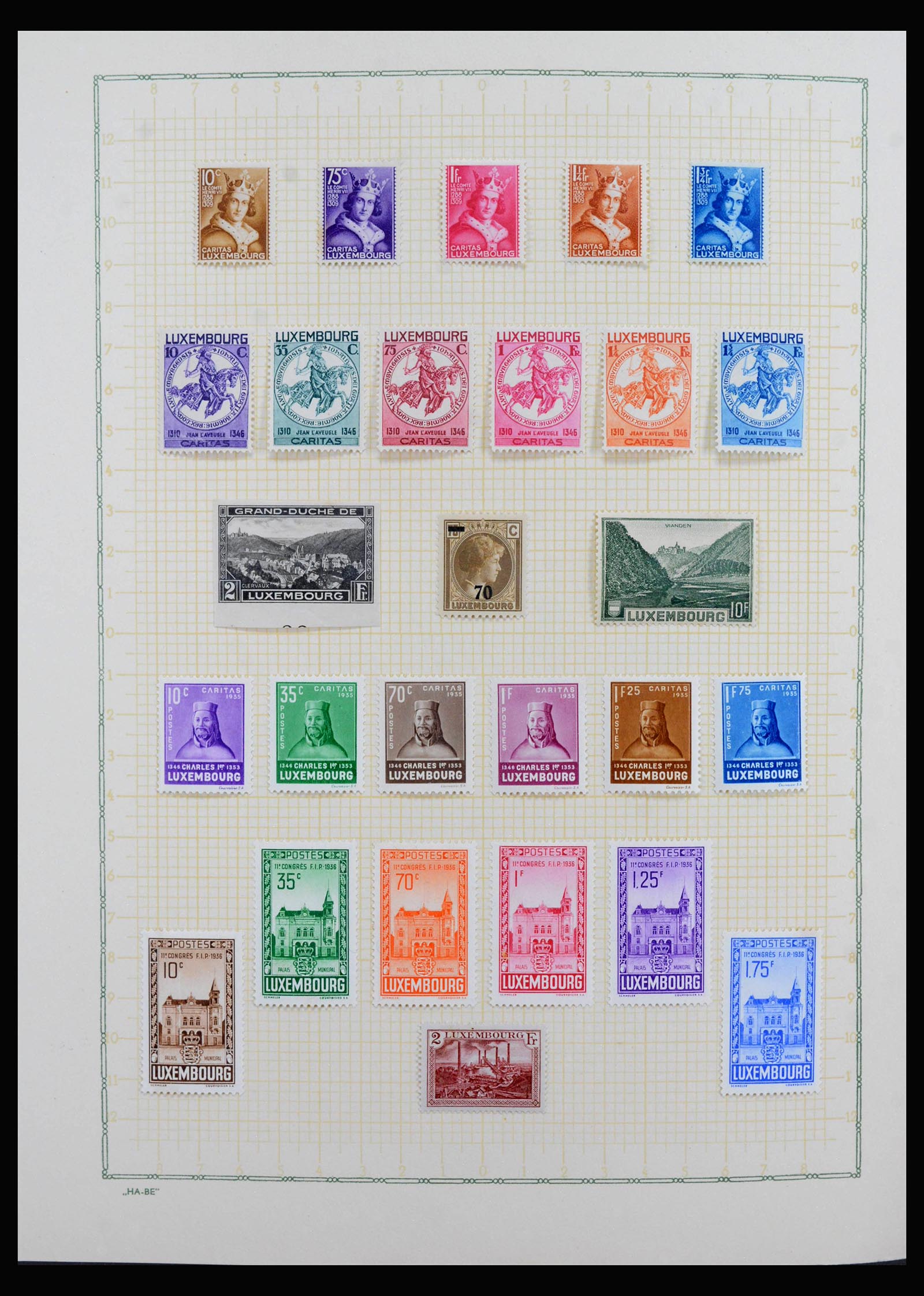 40107 0013 - Stamp collection 40107 Luxembourg 1852-2003.