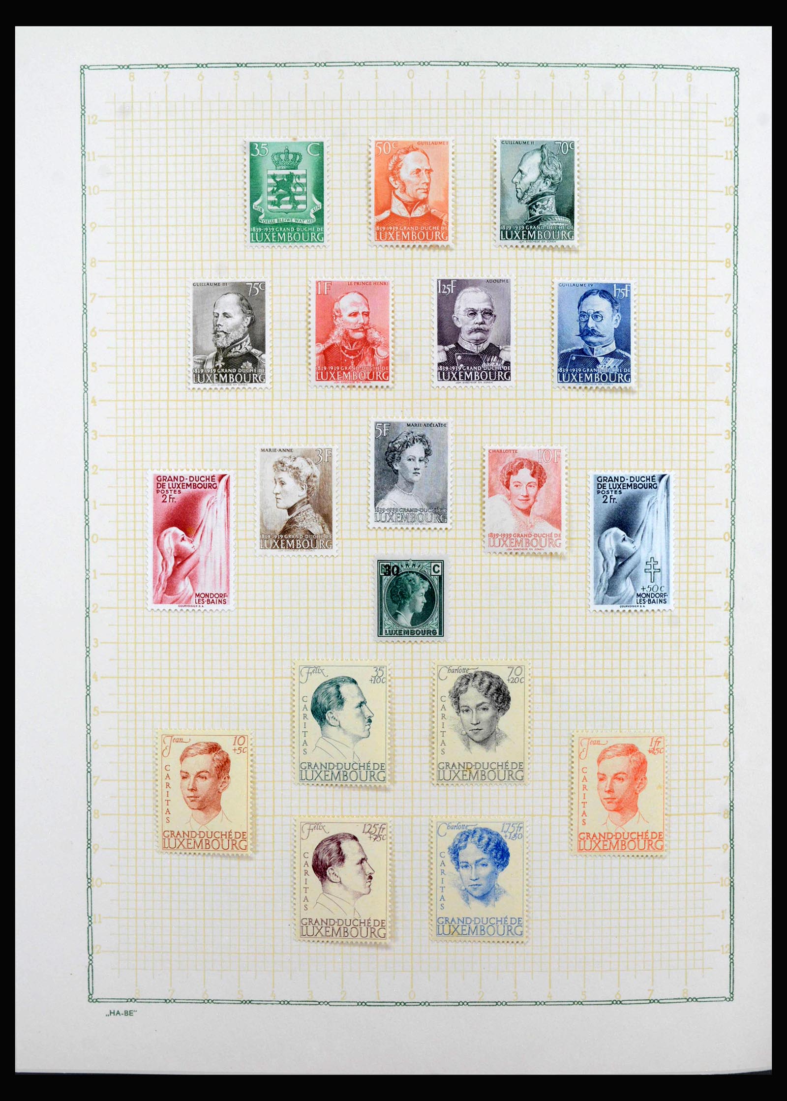 40107 0016 - Stamp collection 40107 Luxembourg 1852-2003.