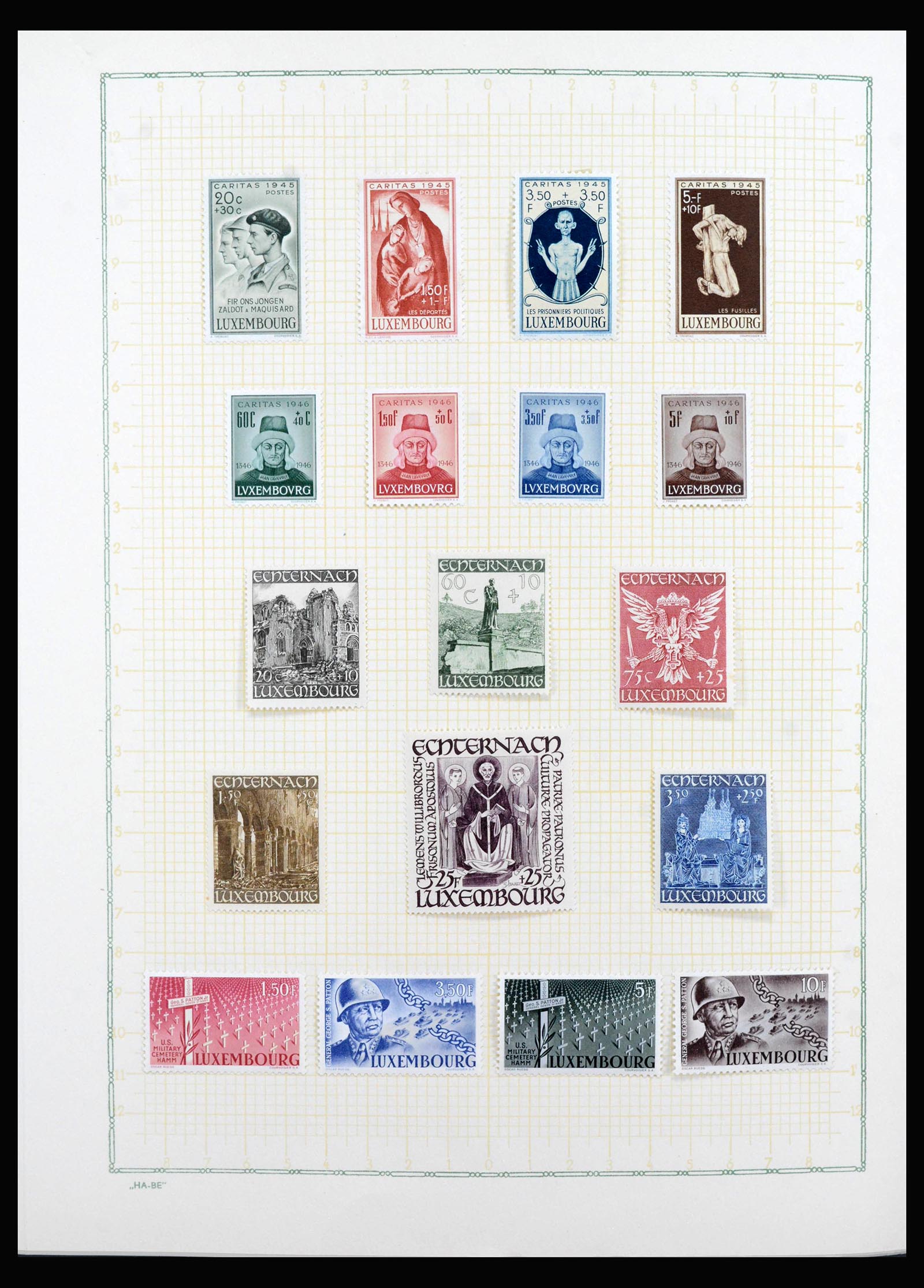 40107 0019 - Stamp collection 40107 Luxembourg 1852-2003.