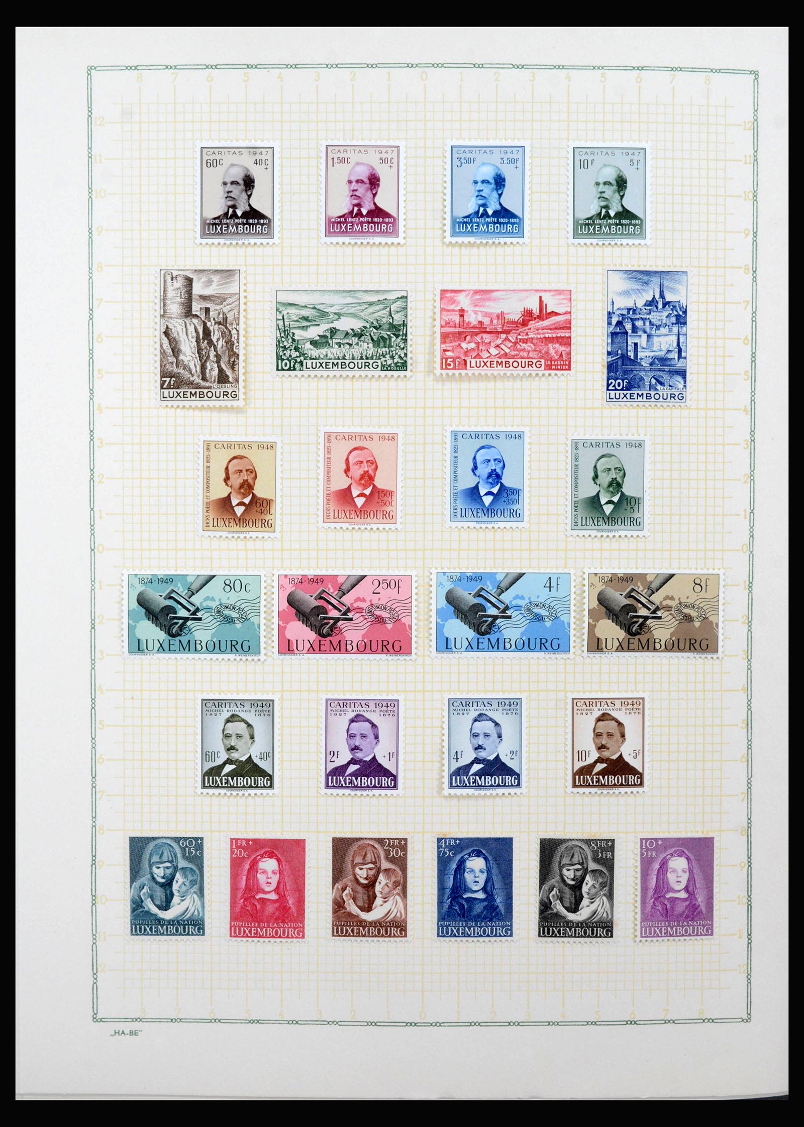 40107 0020 - Stamp collection 40107 Luxembourg 1852-2003.