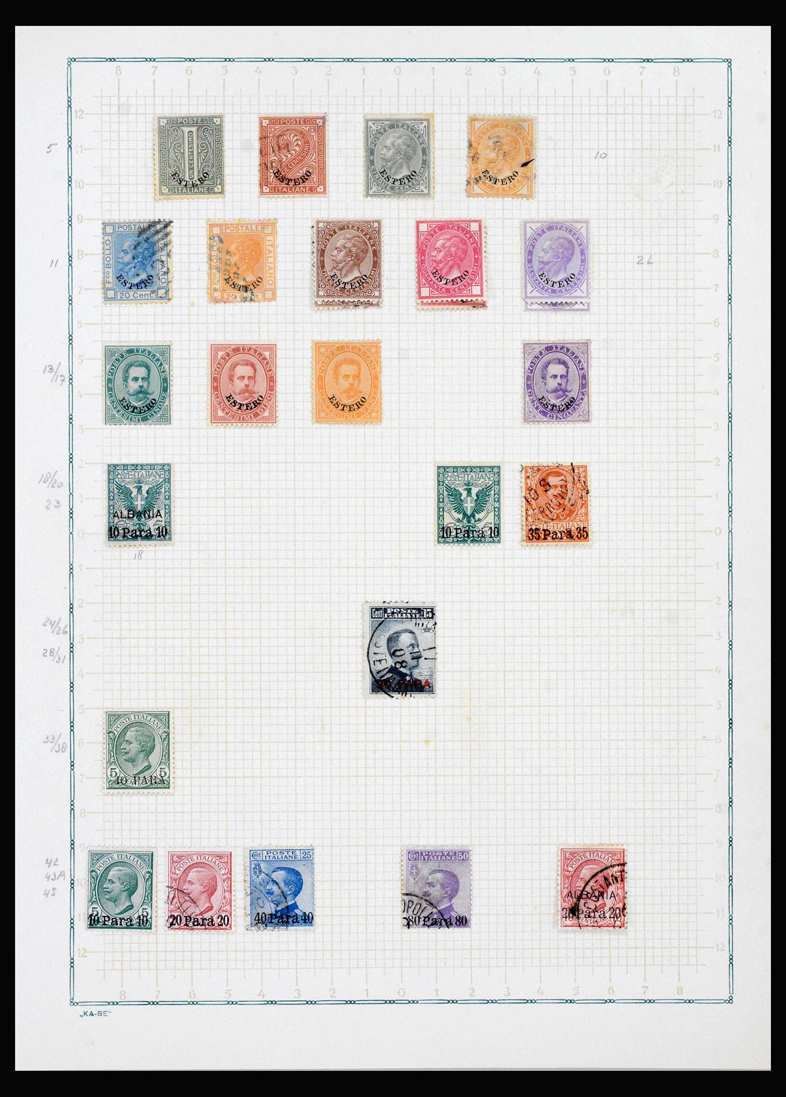 40117 0001 - Stamp collection 40117 Levant 1873-1918.