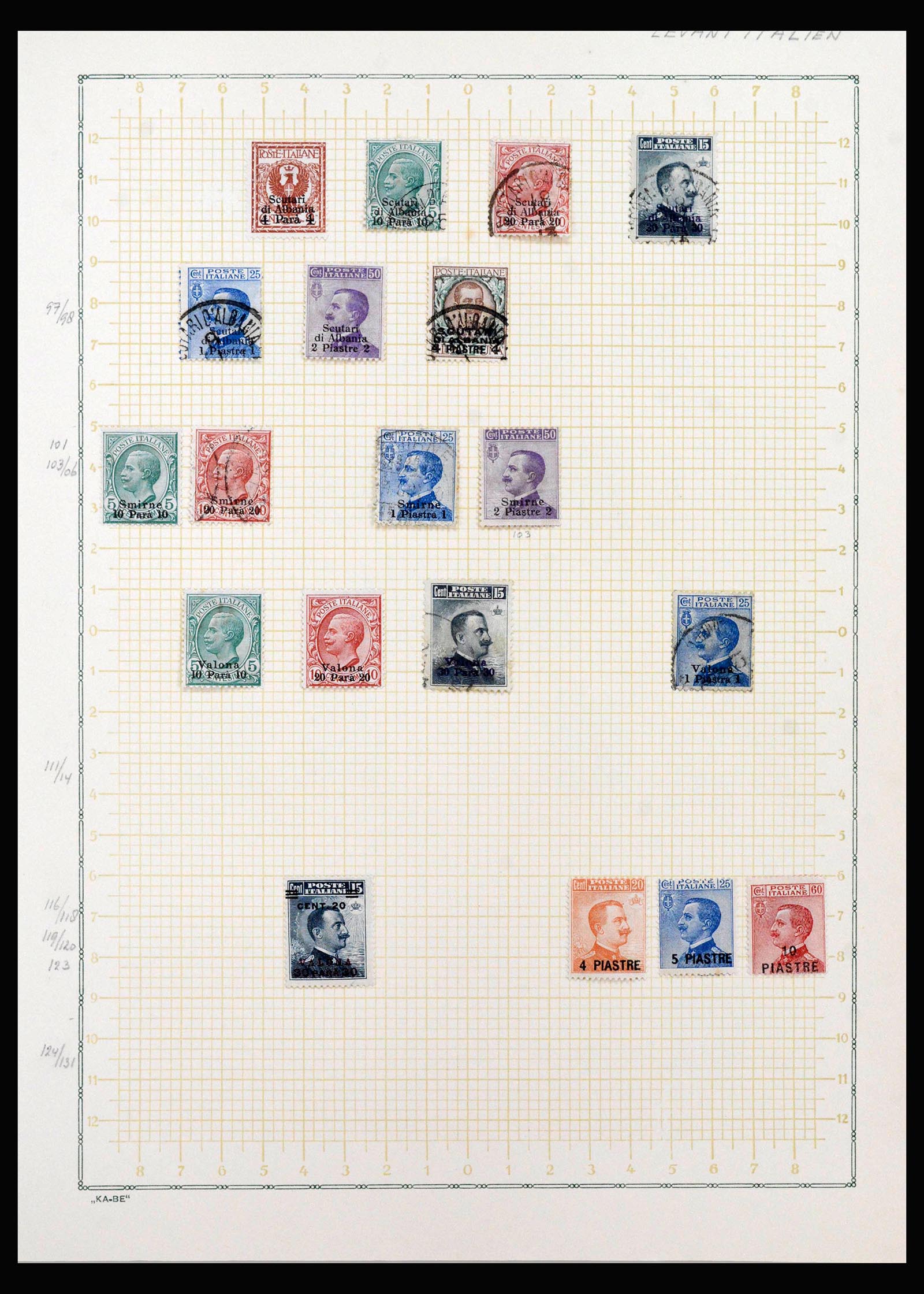 40117 0003 - Stamp collection 40117 Levant 1873-1918.