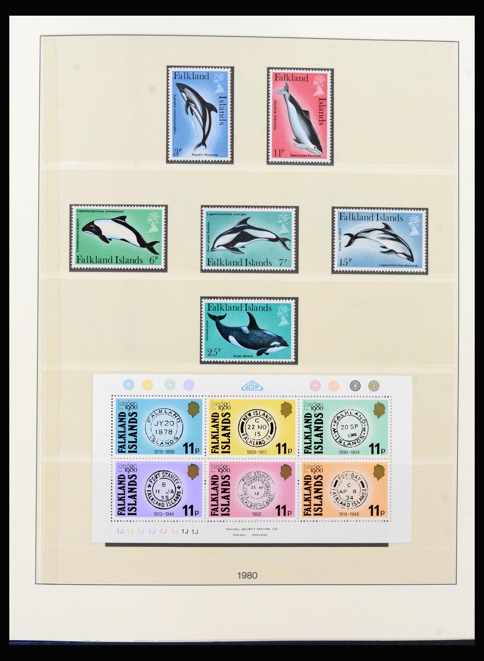 40122 0007 - Stamp collection 40122 Falkland Islands 1968-1998.