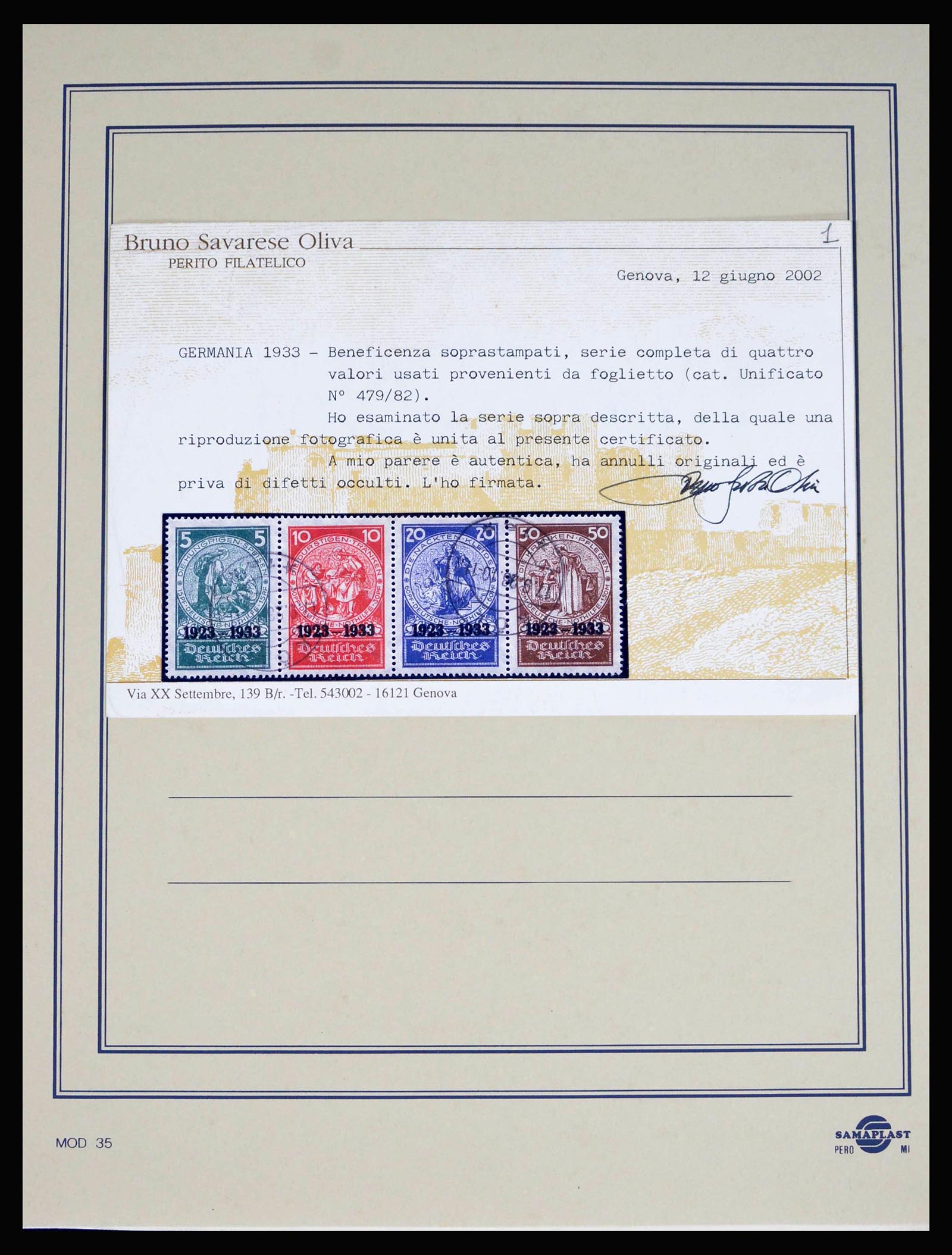 40125 0001 - Stamp collection 40125 German Reich complete 1872-1945.