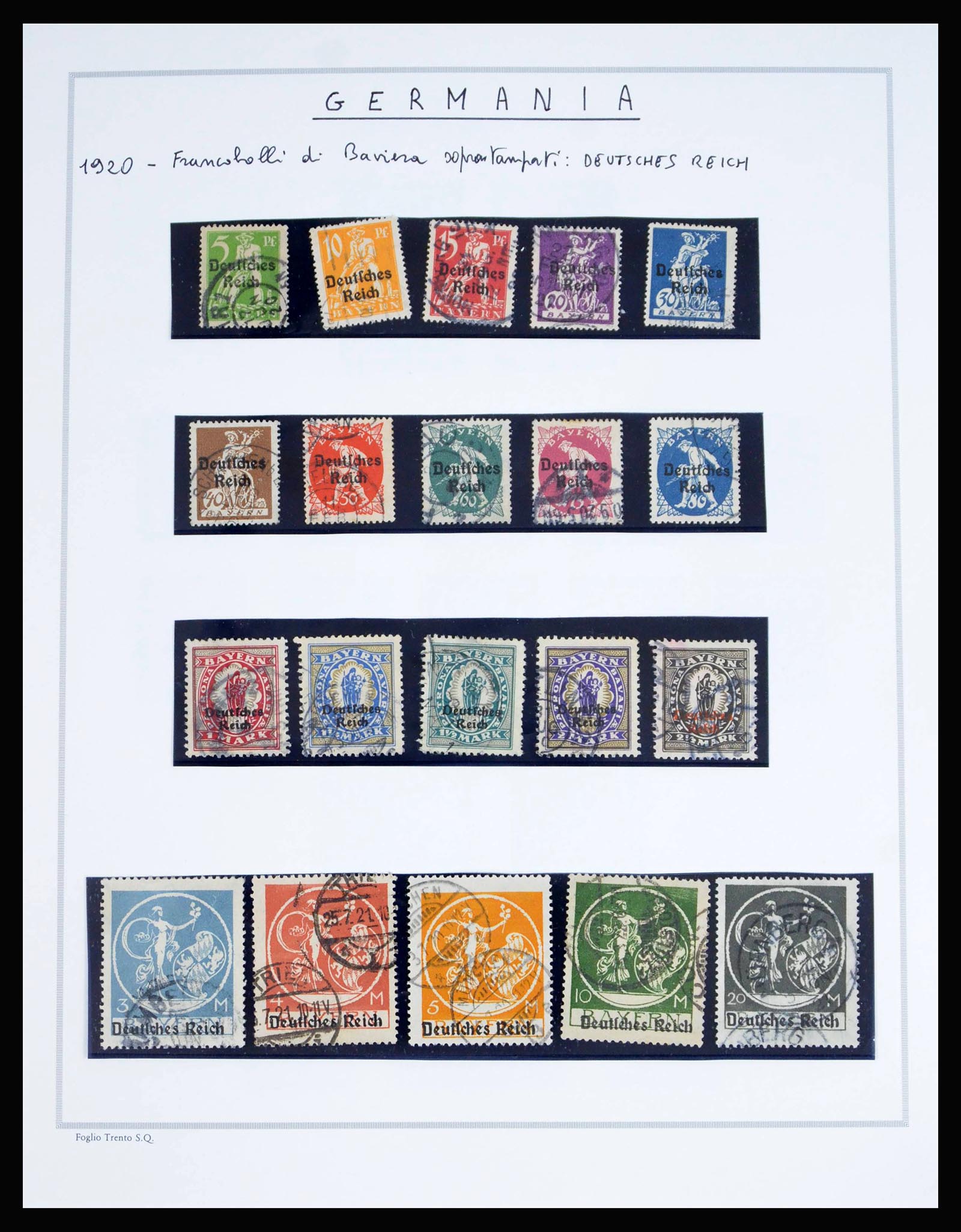 40125 0011 - Stamp collection 40125 German Reich complete 1872-1945.