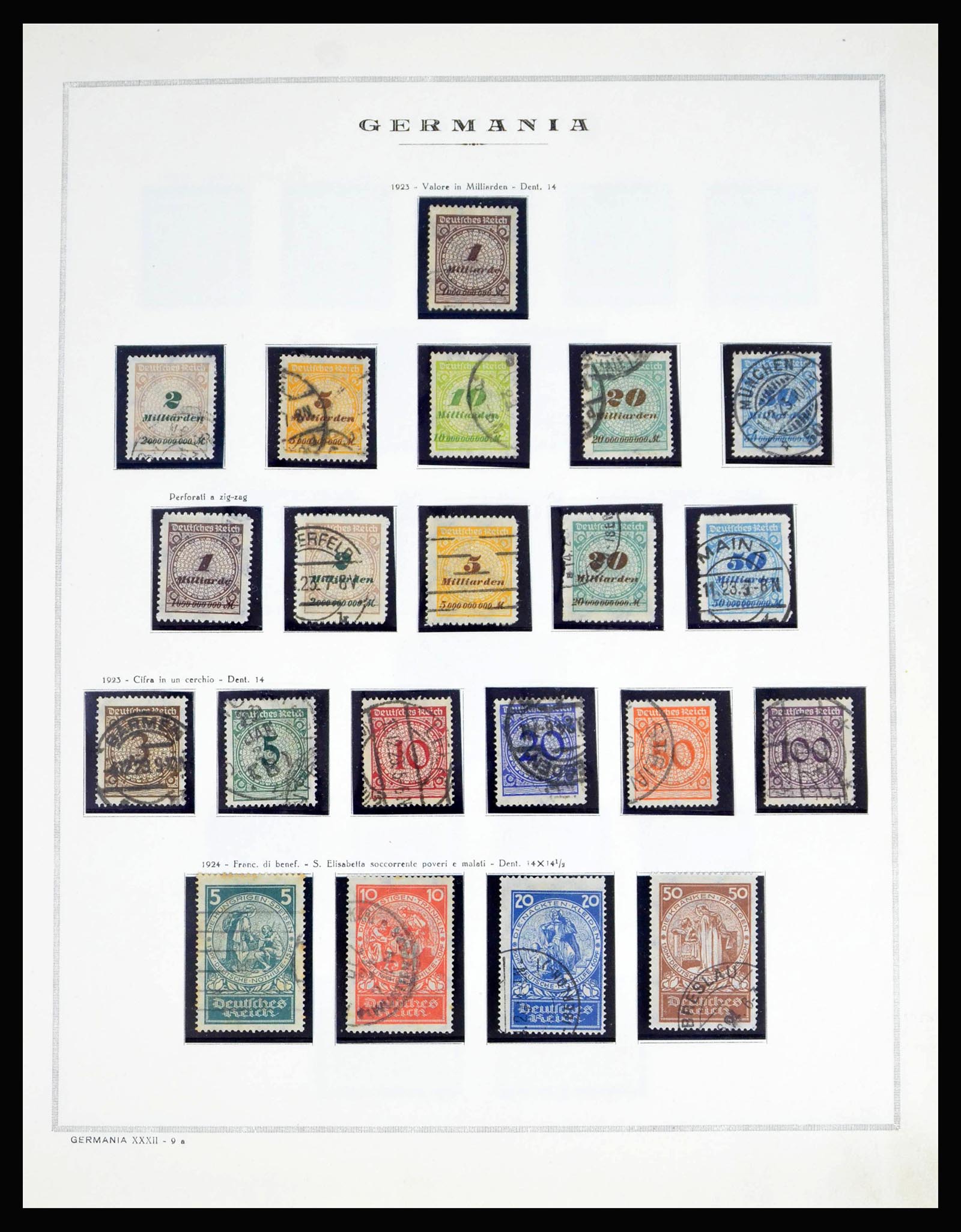 40125 0016 - Stamp collection 40125 German Reich complete 1872-1945.