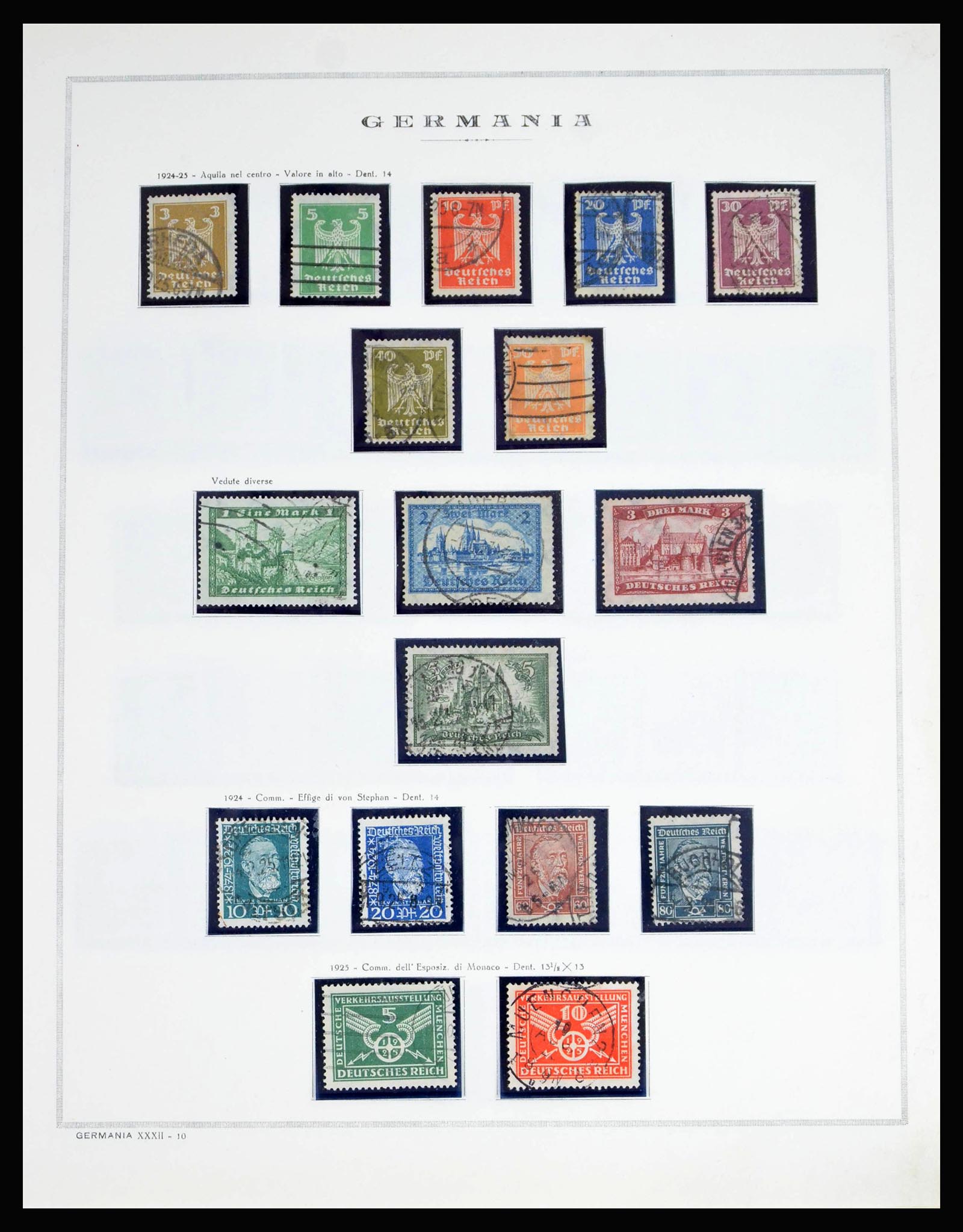 40125 0017 - Stamp collection 40125 German Reich complete 1872-1945.