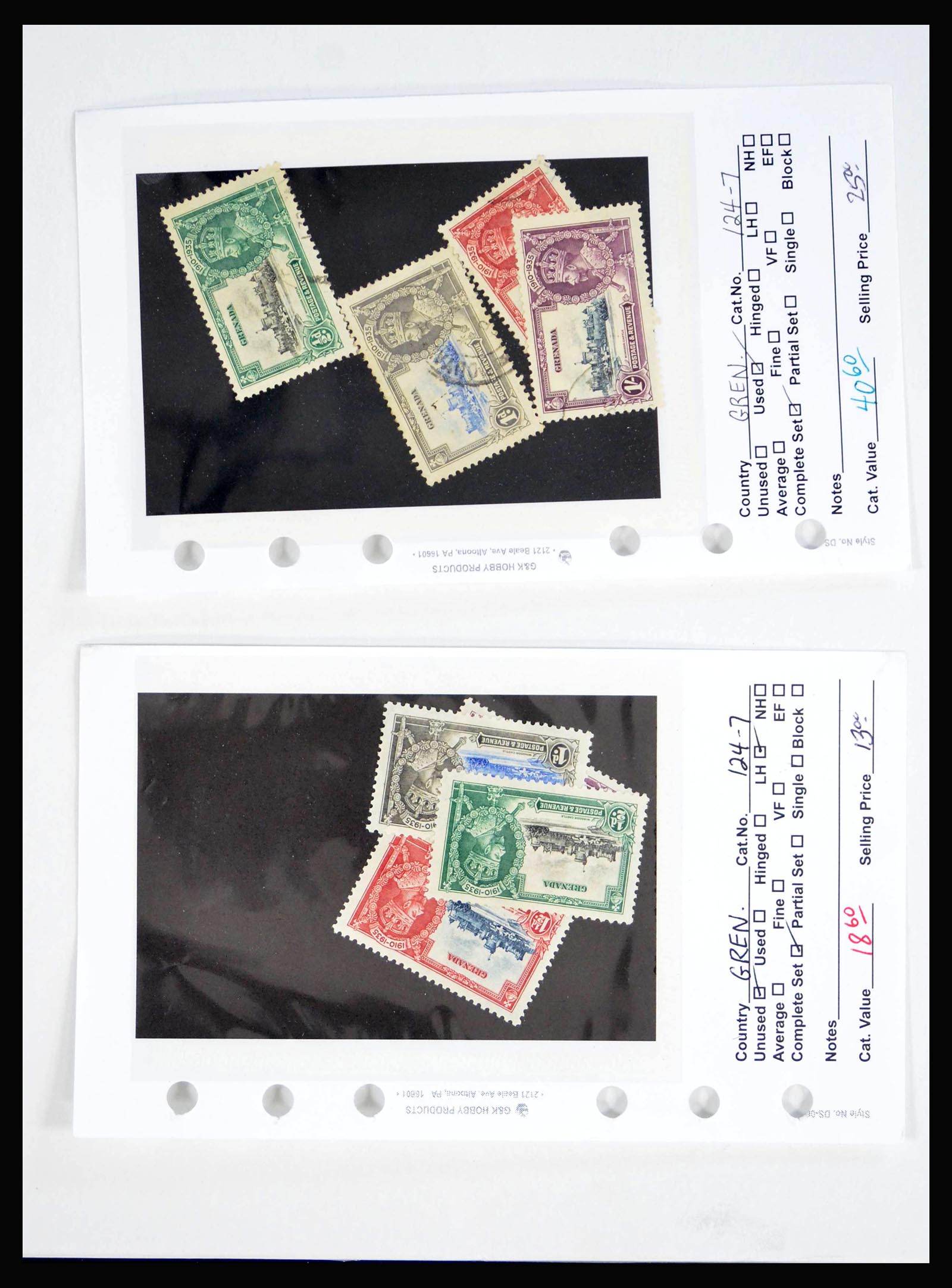 40129 0004 - Stamp collection 40129 British colonies omnibus 1935-1948.