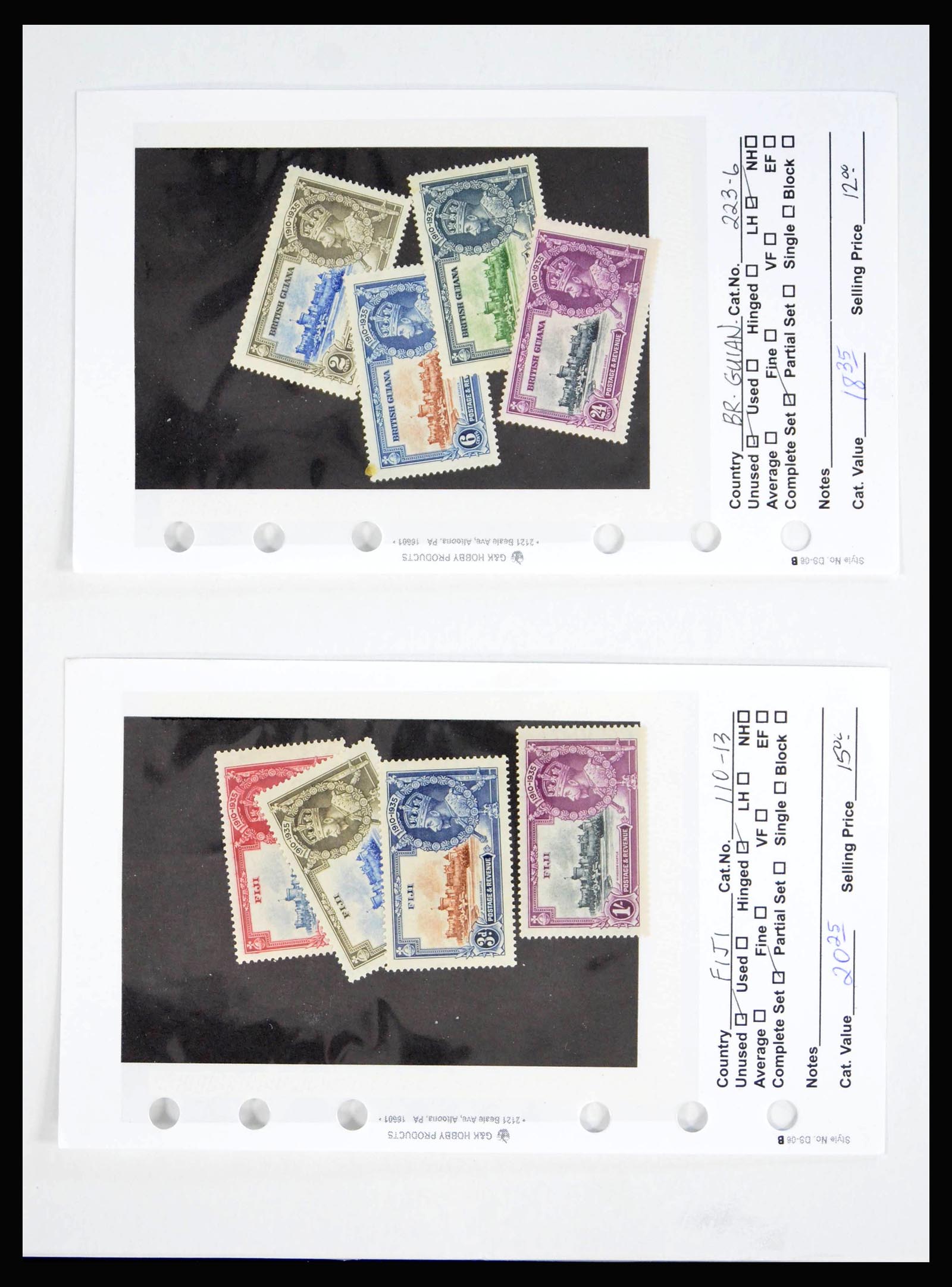 40129 0005 - Stamp collection 40129 British colonies omnibus 1935-1948.