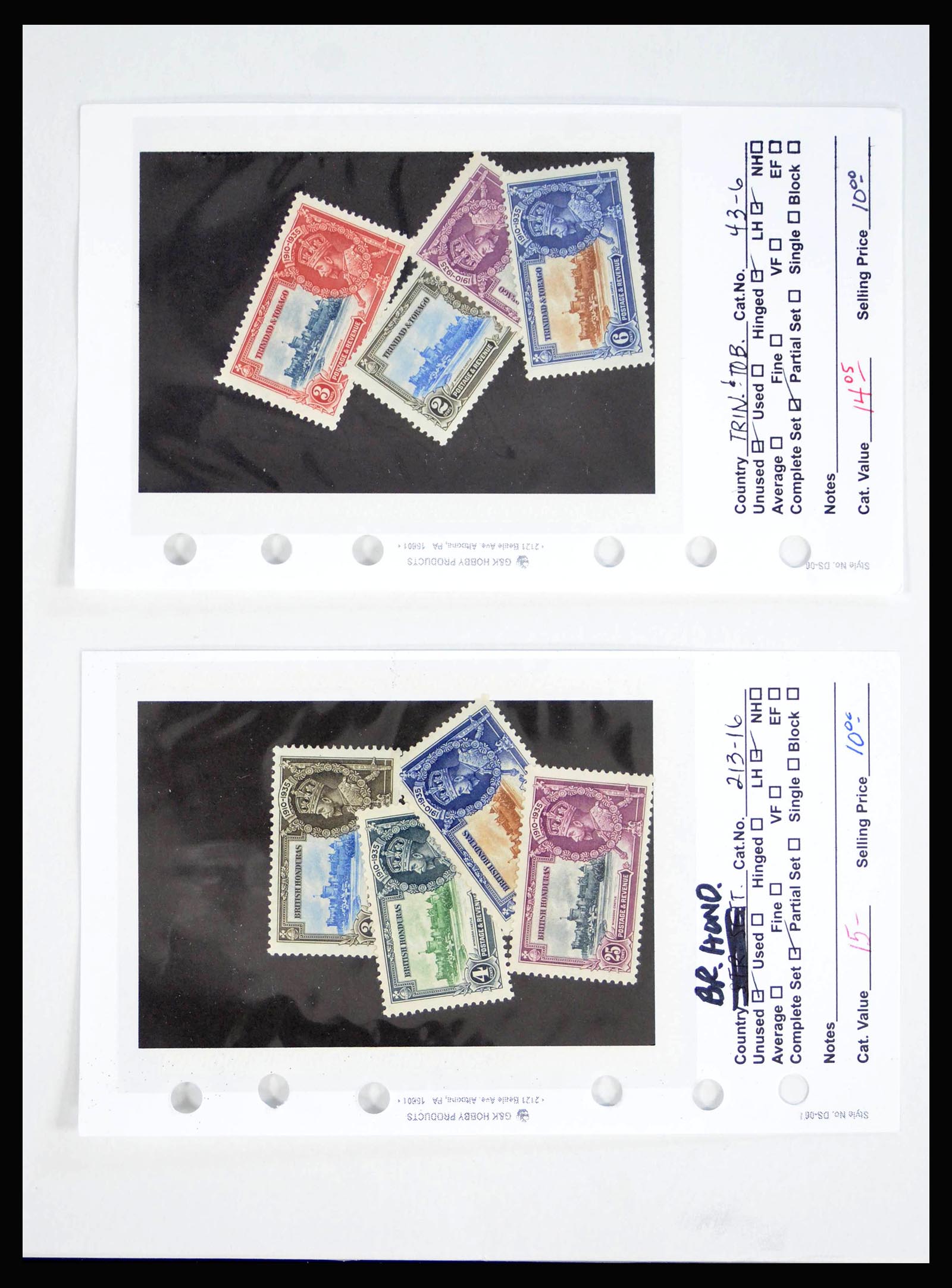 40129 0007 - Stamp collection 40129 British colonies omnibus 1935-1948.