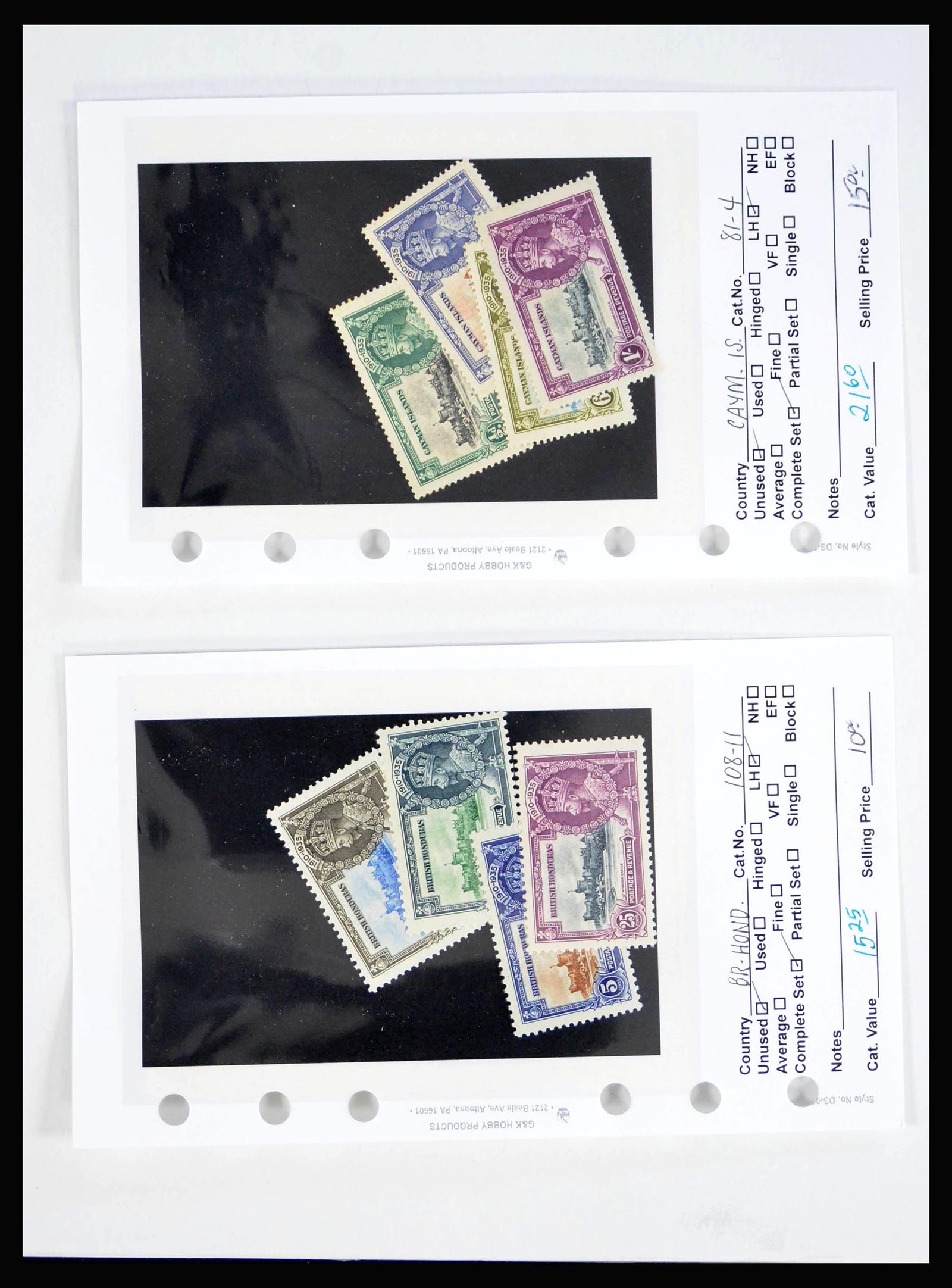 40129 0009 - Stamp collection 40129 British colonies omnibus 1935-1948.