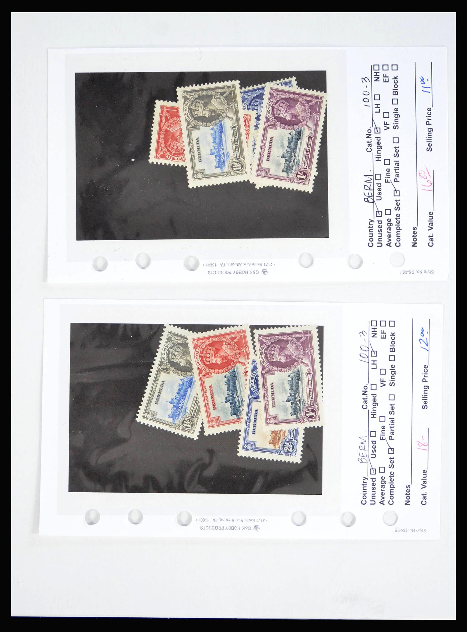 40129 0012 - Stamp collection 40129 British colonies omnibus 1935-1948.