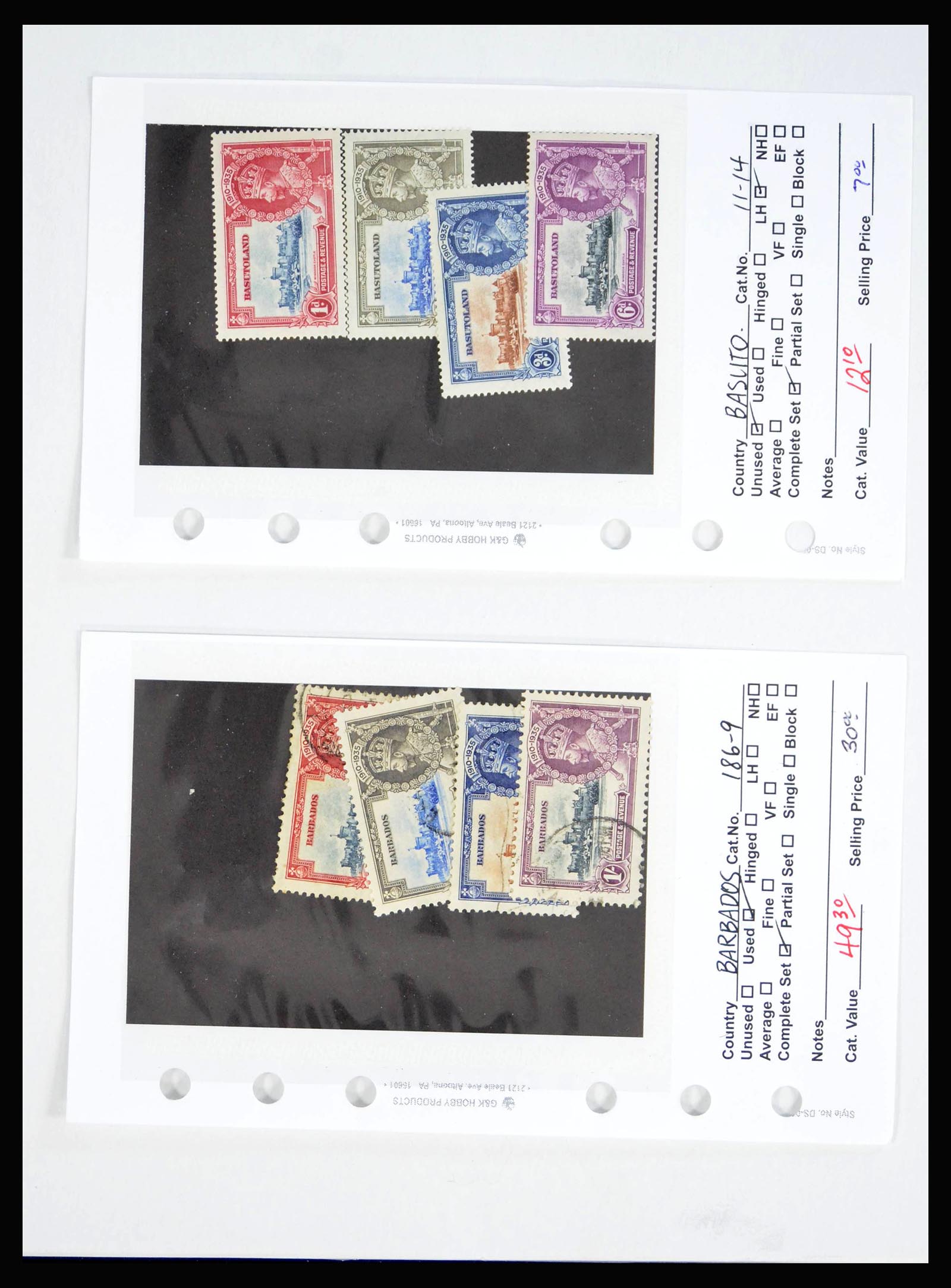 40129 0013 - Stamp collection 40129 British colonies omnibus 1935-1948.